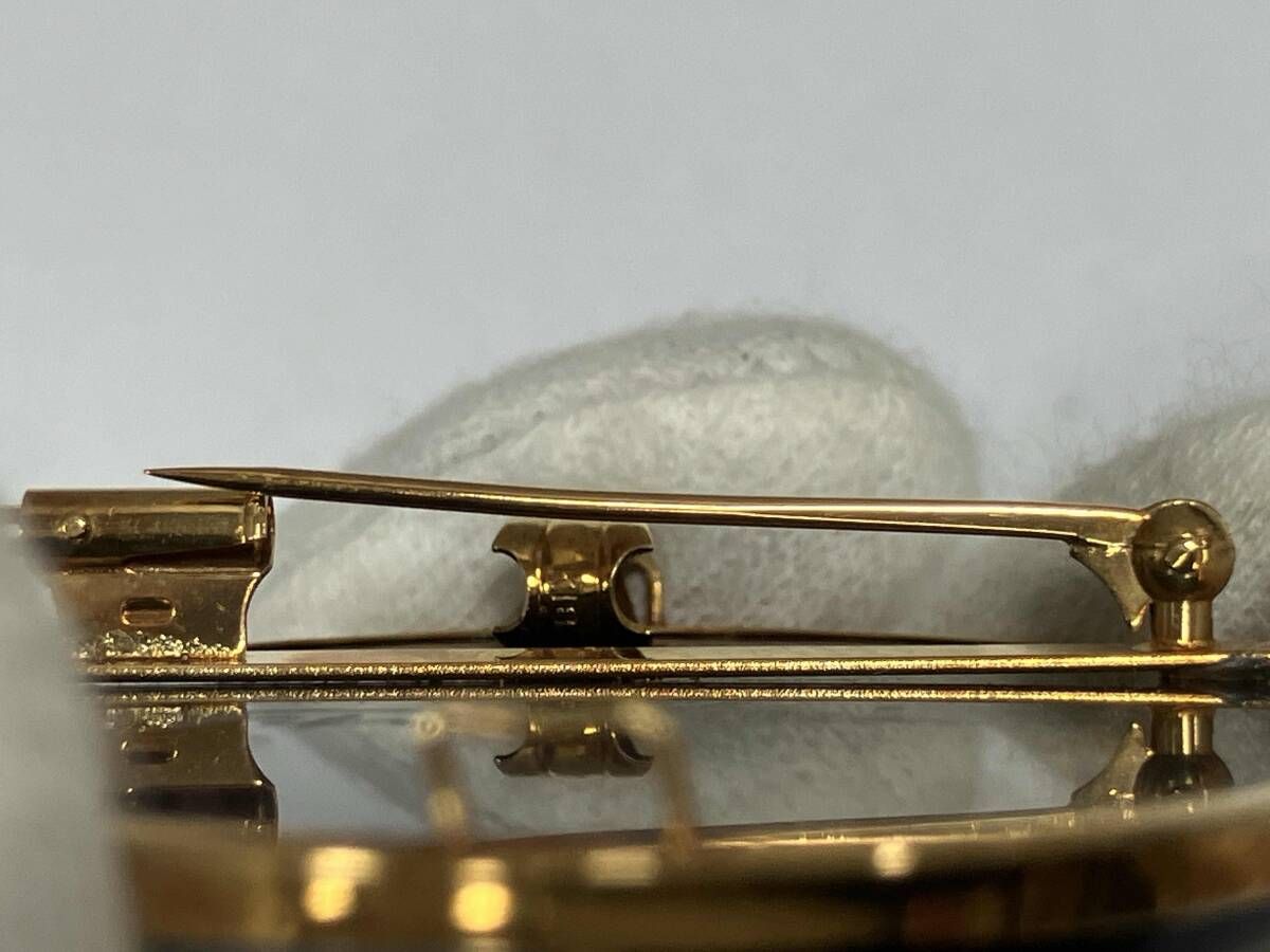 カメオK18ブローチ カメオK18ブローチ兼ペンダントトップ