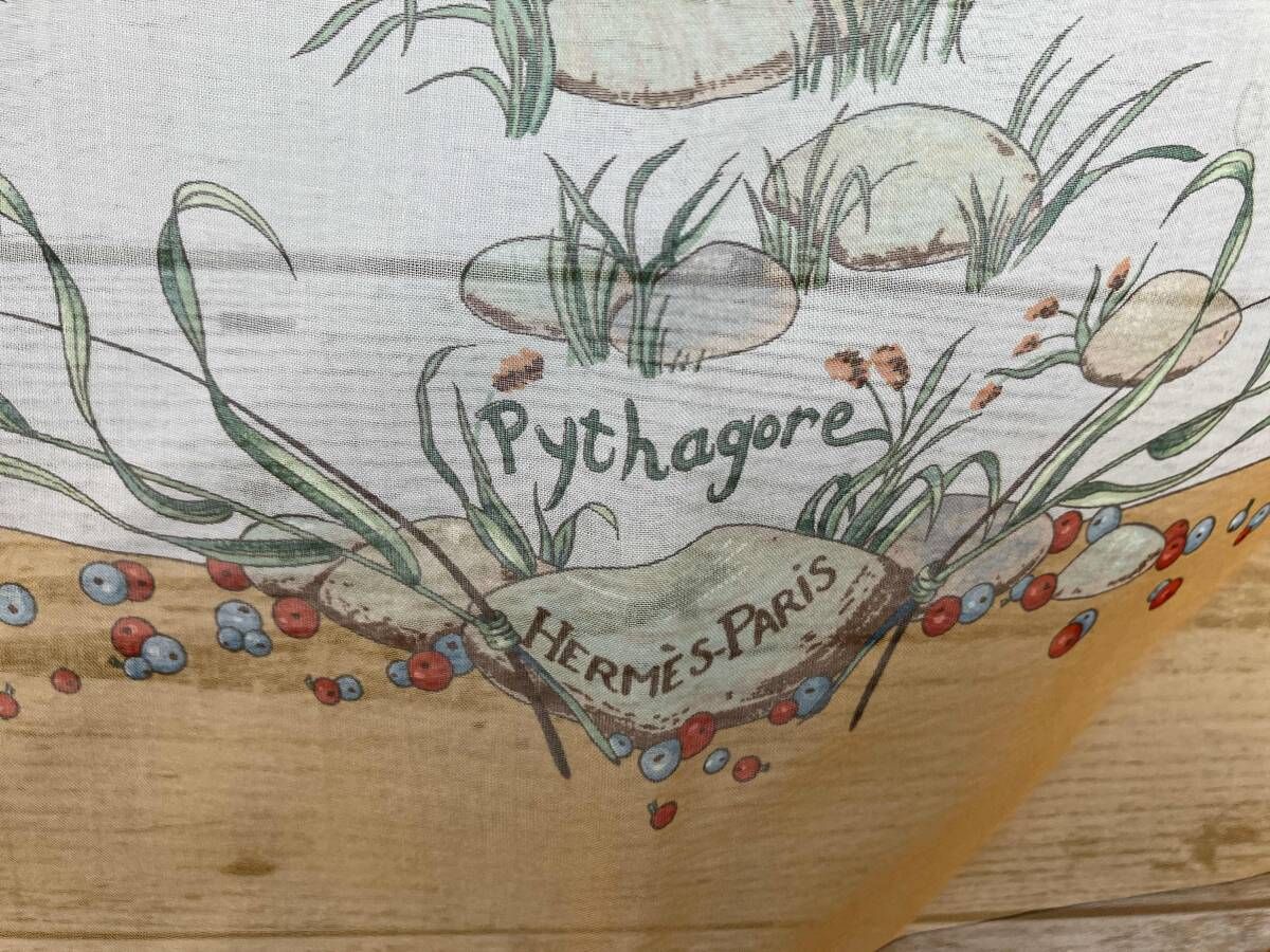 HERMES カレ90 ピタゴラス スカーフ 花 - メルカリ