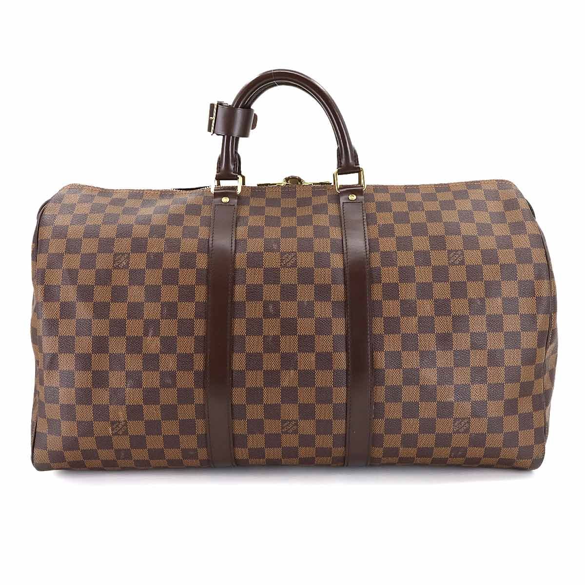 ルイ ヴィトン LOUIS VUITTON ダミエ キーポル 50 ボストン バッグ