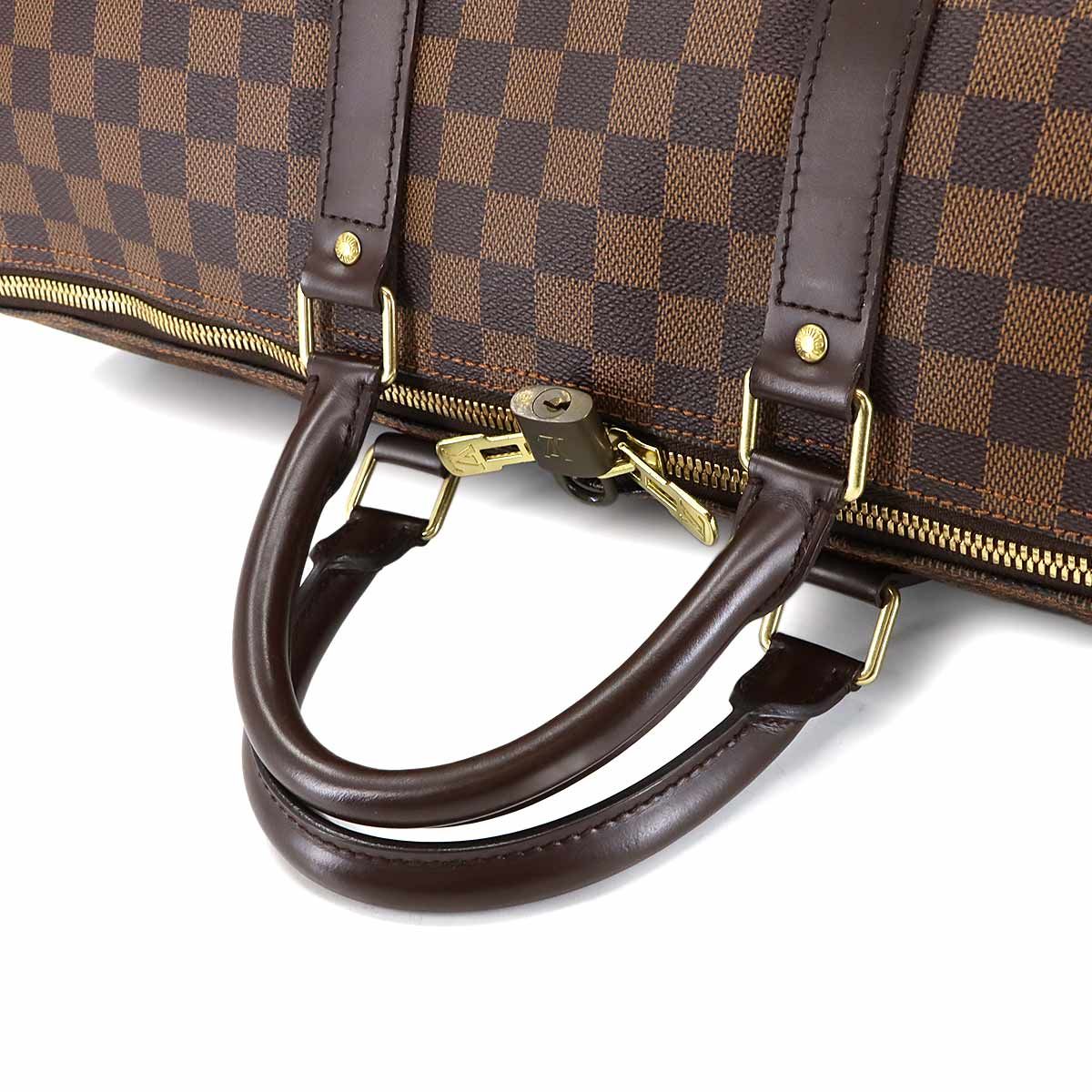 ルイ ヴィトン LOUIS VUITTON ダミエ キーポル 50 ボストン バッグ