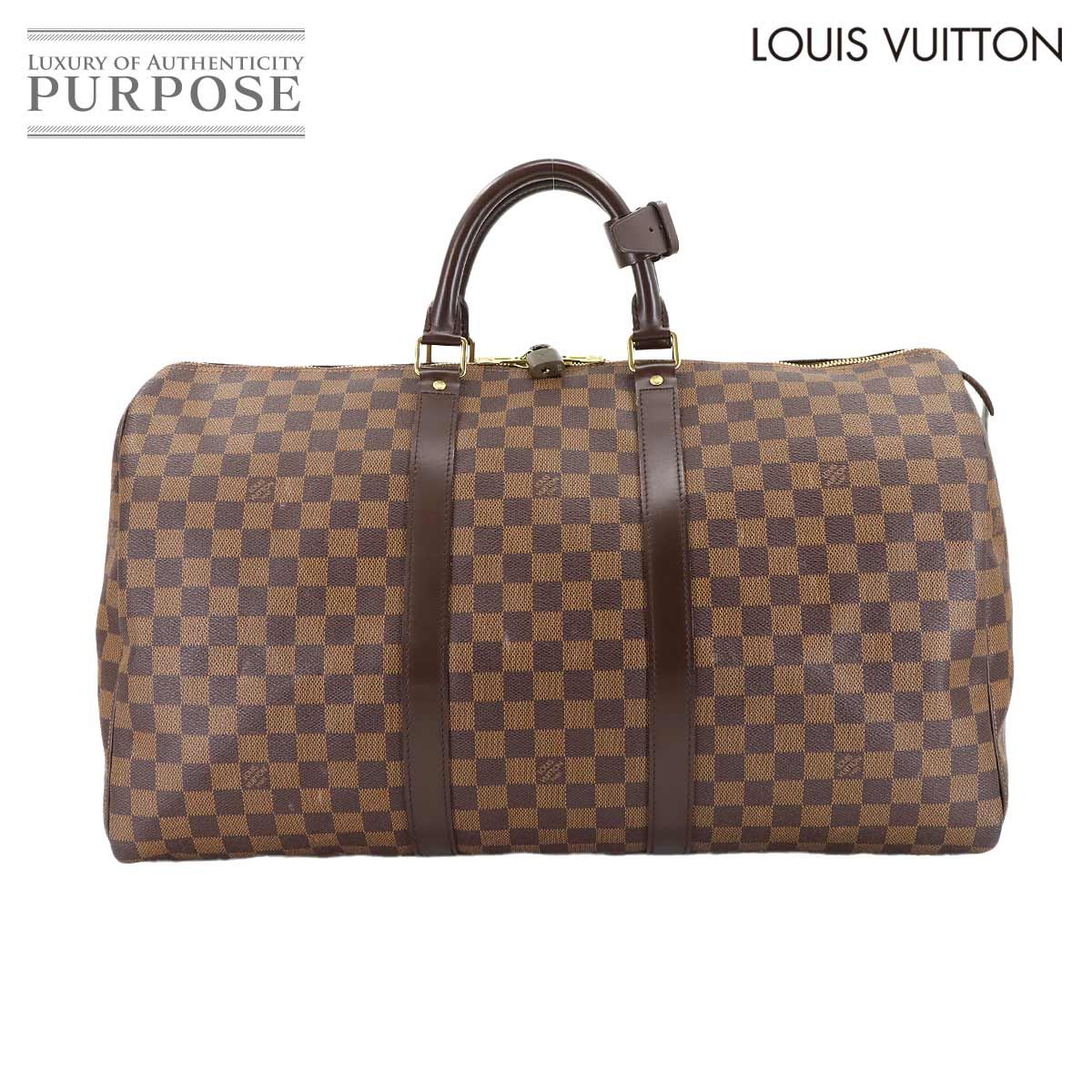 ルイ ヴィトン LOUIS VUITTON ダミエ キーポル 50 ボストン バッグ