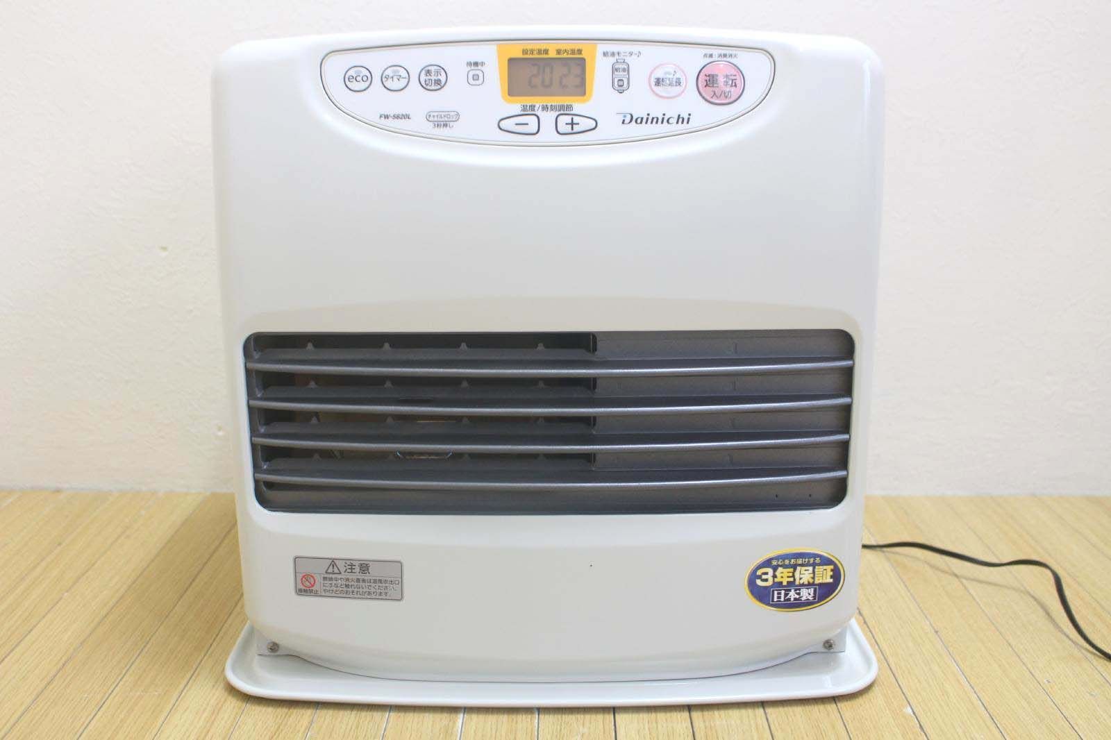 ダイニチ 石油ファンヒーター FW-5620L 2020年タンク9.0L木15コ20畳