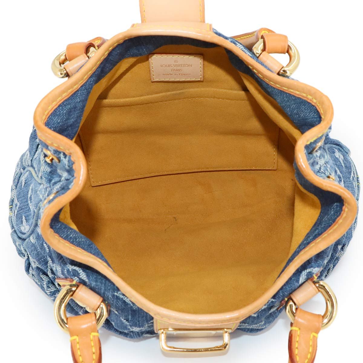 ルイ ヴィトン LOUIS VUITTON モノグラム デニム プリーティ ハンド