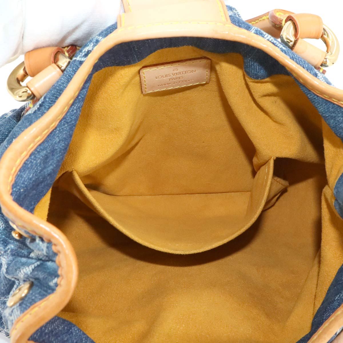 ルイ ヴィトン LOUIS VUITTON モノグラム デニム プリーティ ハンド