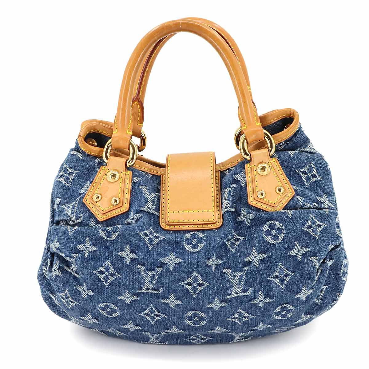 ルイ ヴィトン LOUIS VUITTON モノグラム デニム プリーティ ハンド
