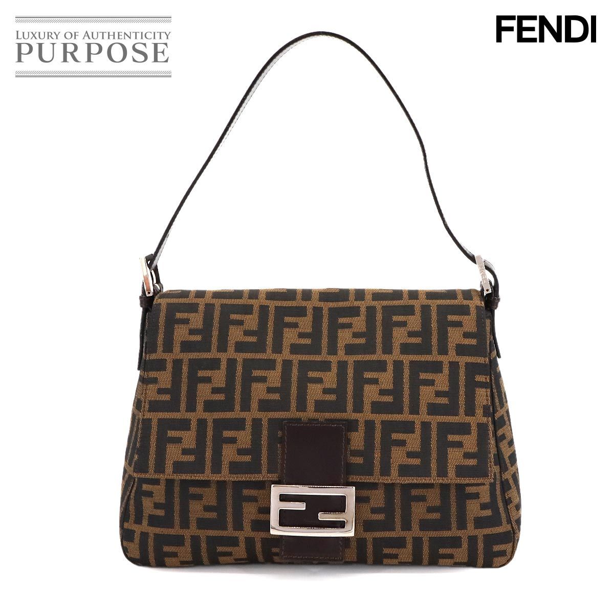 新品同様 フェンディ FENDI ズッカ マンマバゲット ショルダー バッグ