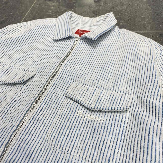 Supreme 2-Tone Corduroy Zip Up Shirt SIZE-M シュプリーム 2トーン