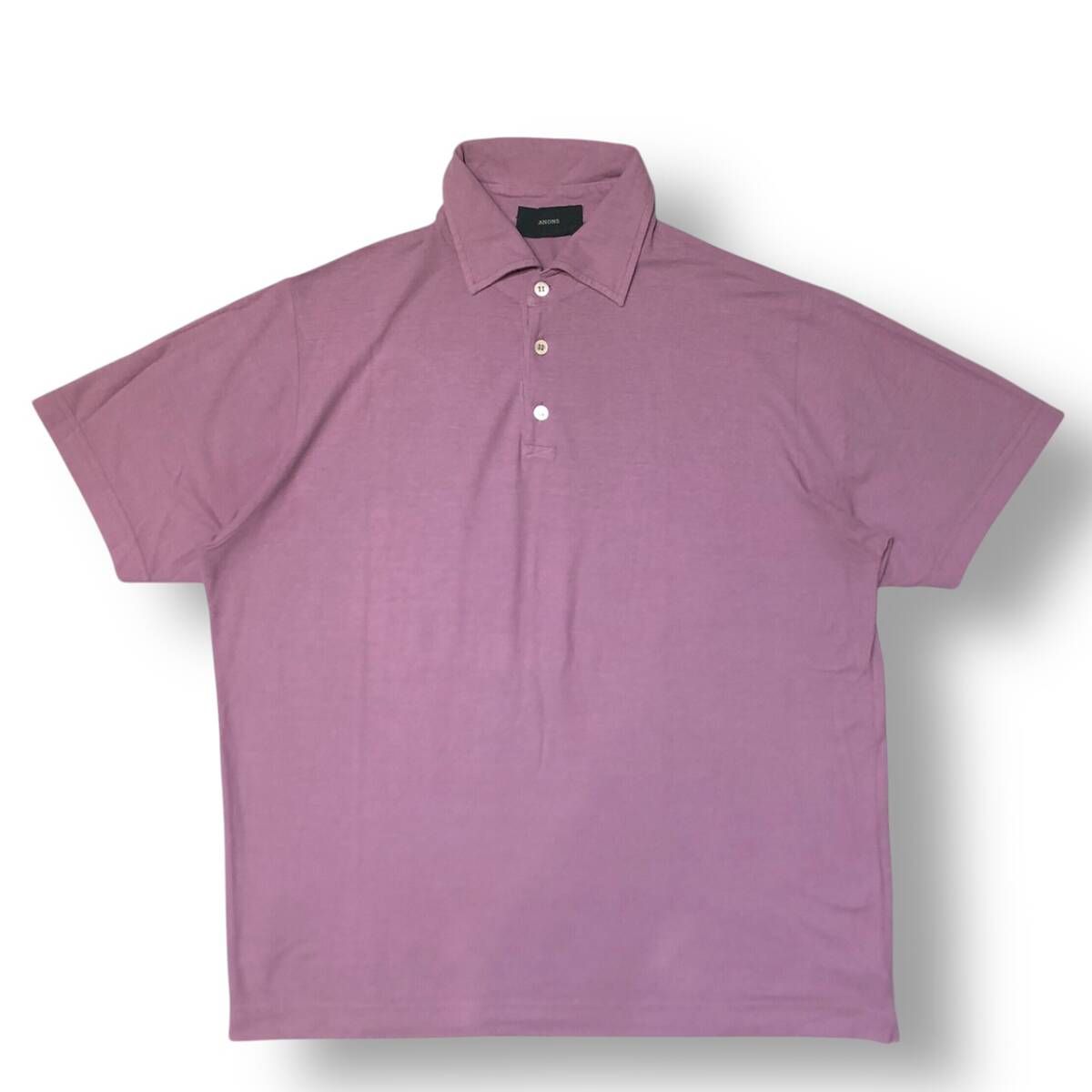 ZANONE cotton Polo コットンポロ ピンク サイズ48 ザノーネ 