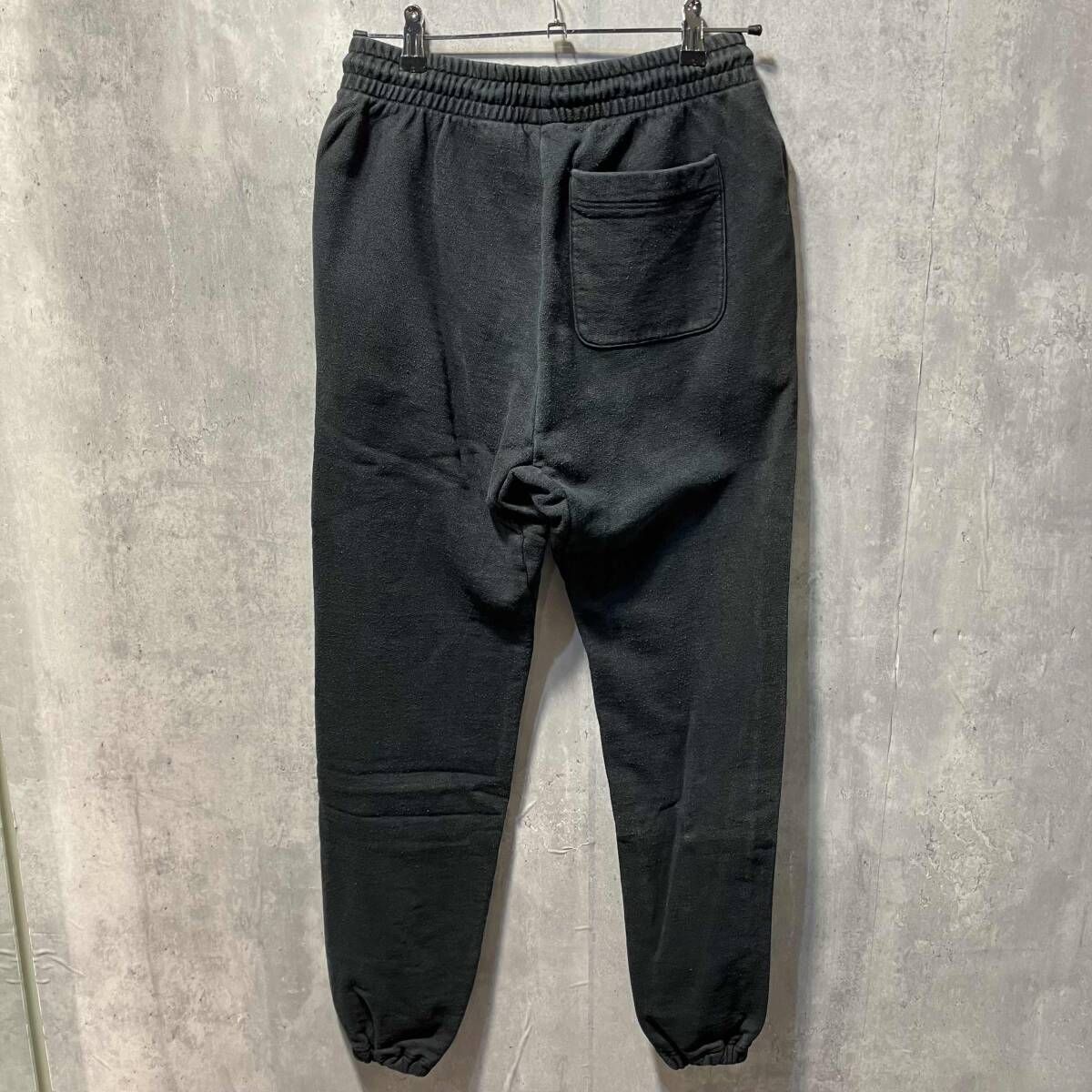 READY MADE 刺繍ロゴスウェットパンツ ブラック サイズS レディメイド
