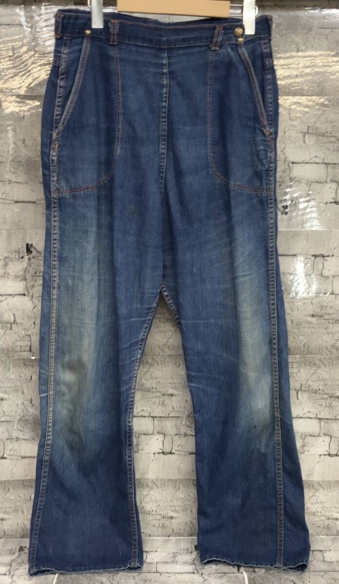 60-70s ブルーベル ラングラー インディゴデニム カバーオール サイズ44 60-70s ブルーベル ラングラー インディゴデニム カバーオール サイズ