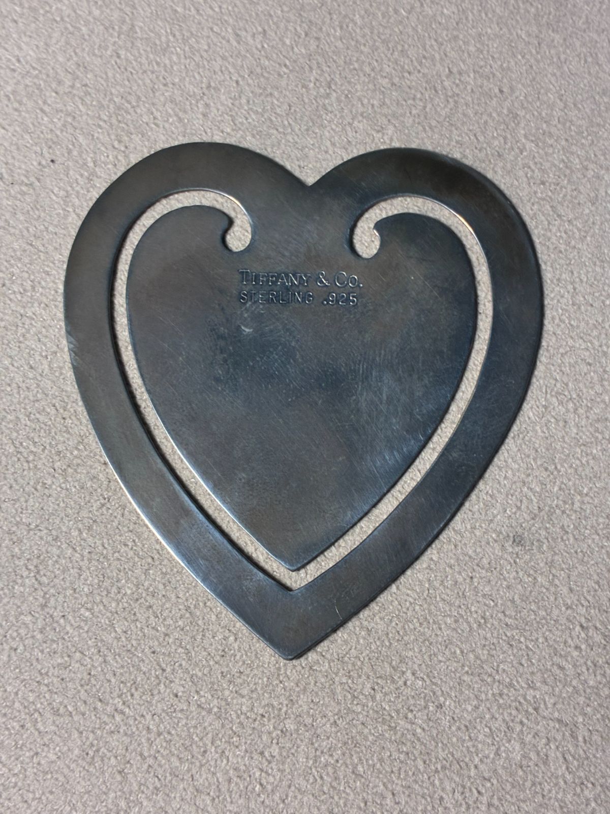 ティファニー Sv925 ハート型 ブックマーク B25110629 - メルカリ