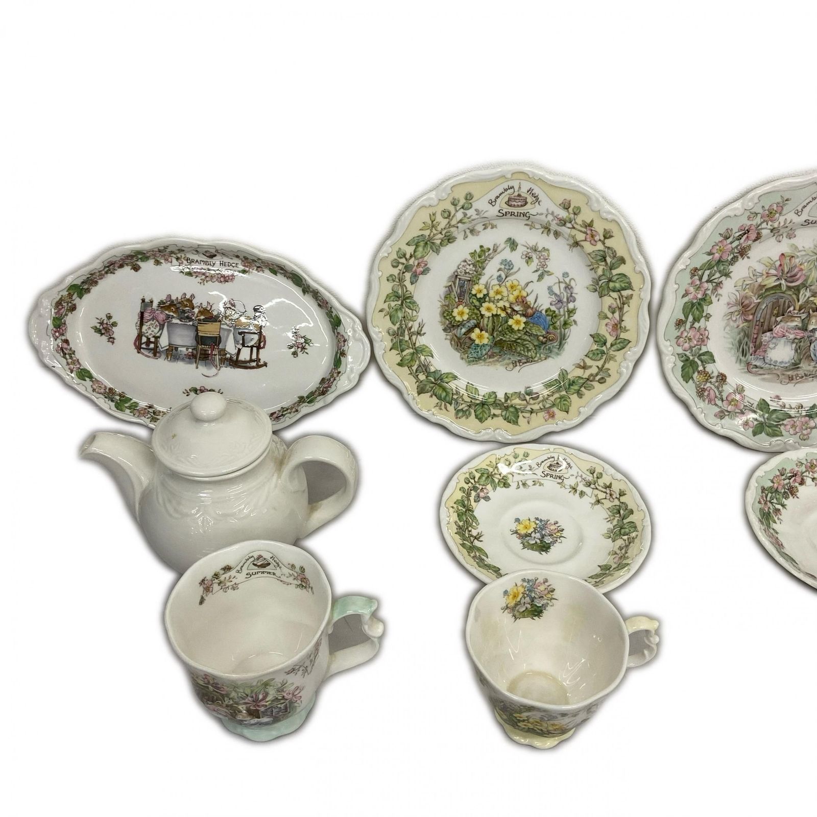 Royal Doulton ロイヤルドルトン ティーポット カップ ソーサー 四季食器