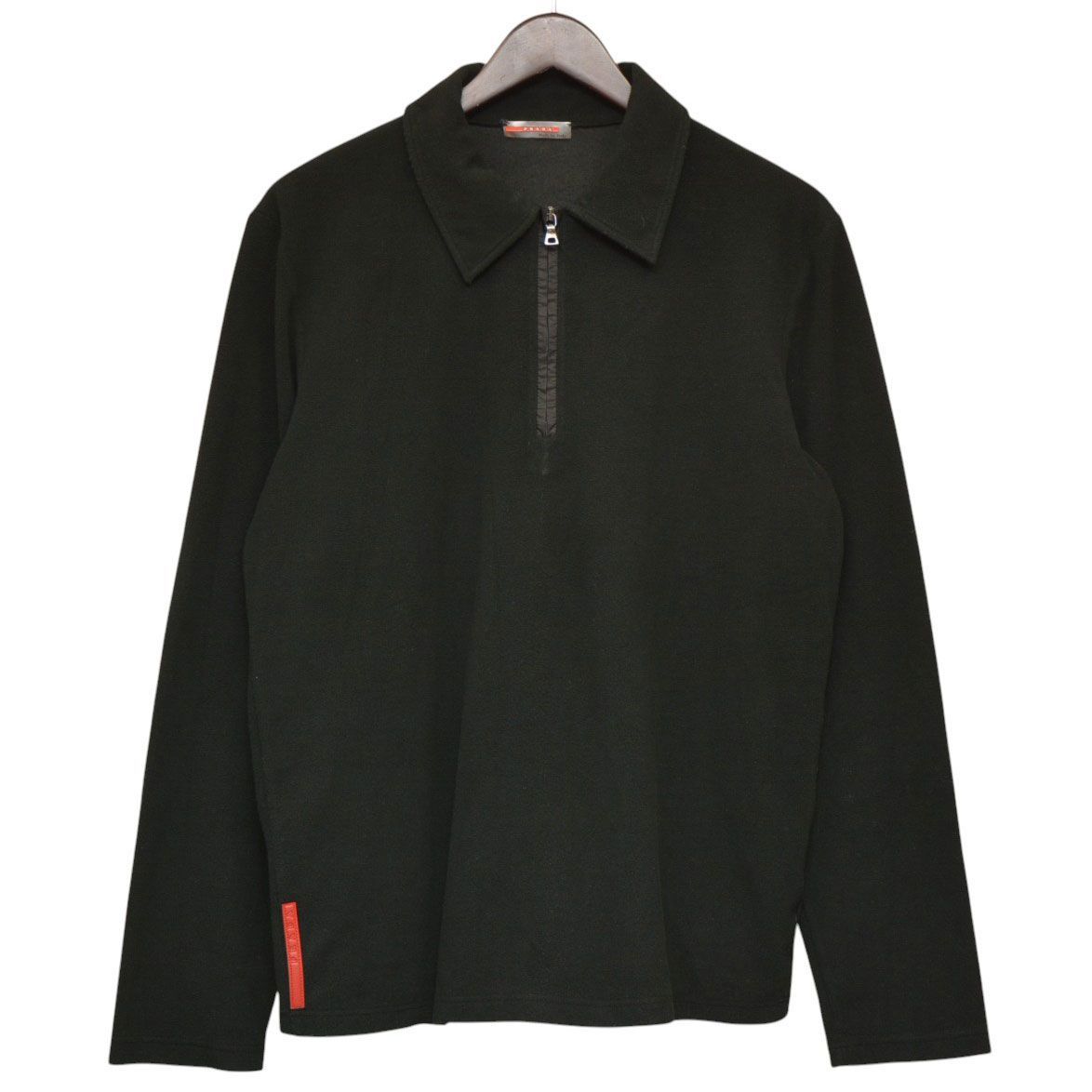 PRADA SPORTS プラダスポーツ Archive ハーフジップフリースポロシャツ