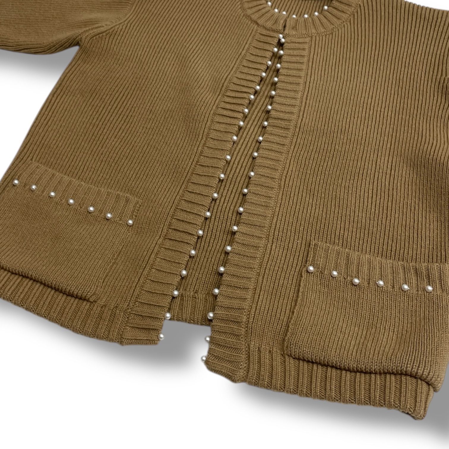 TSURU By MARIKO OIKAWA ツルバイマリコオイカワ パールカーディガン