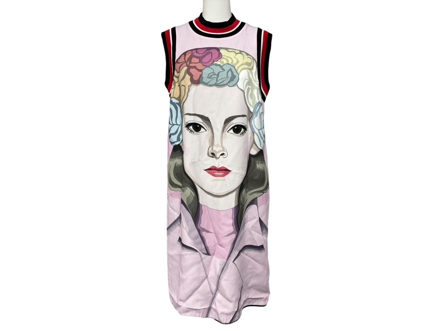 PRADA プラダ 14SS Beauty Mask Dress レーヨン ノースリーブ