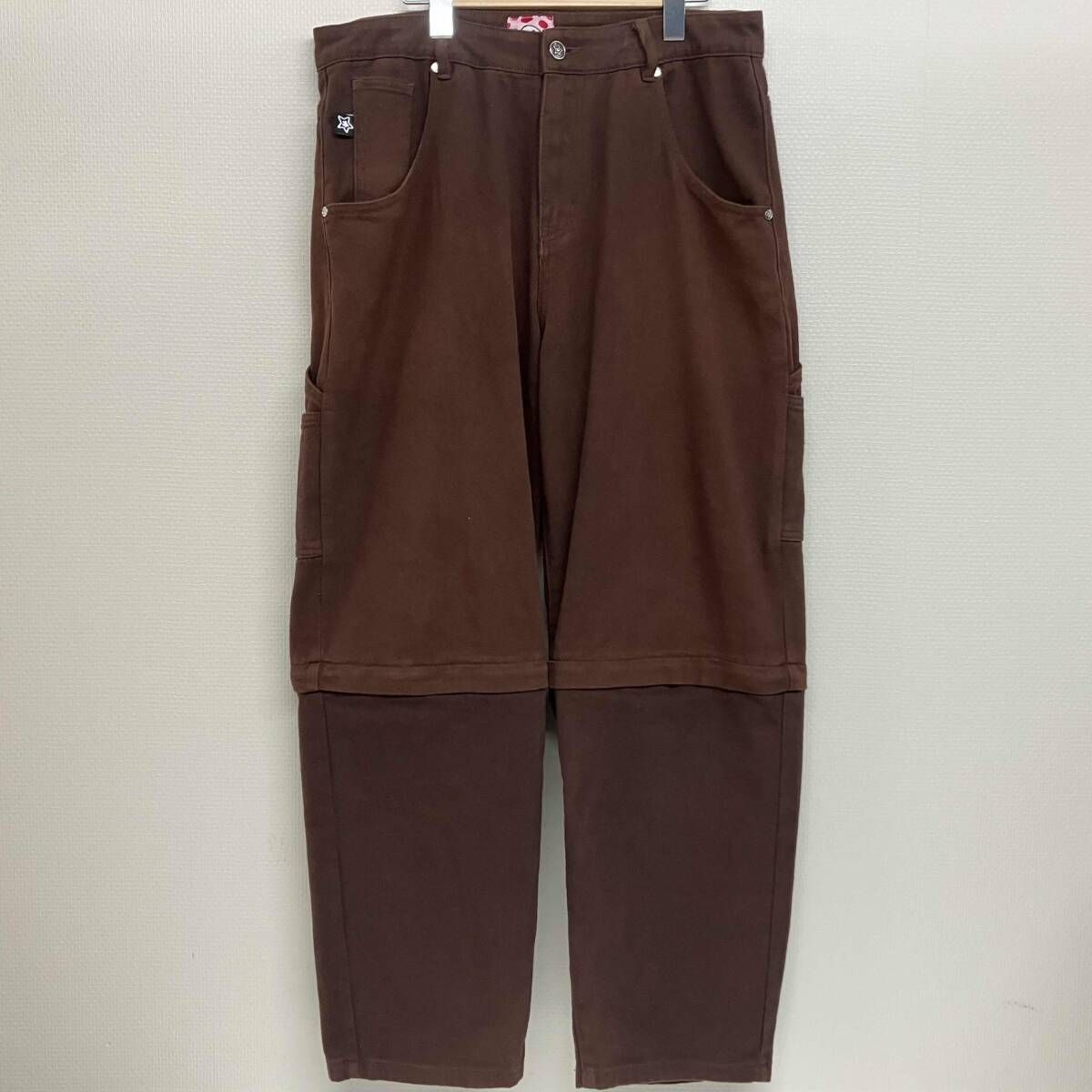 STAR TEAM STAR ZIP OFF CARPENTER JEANS スターチーム スター