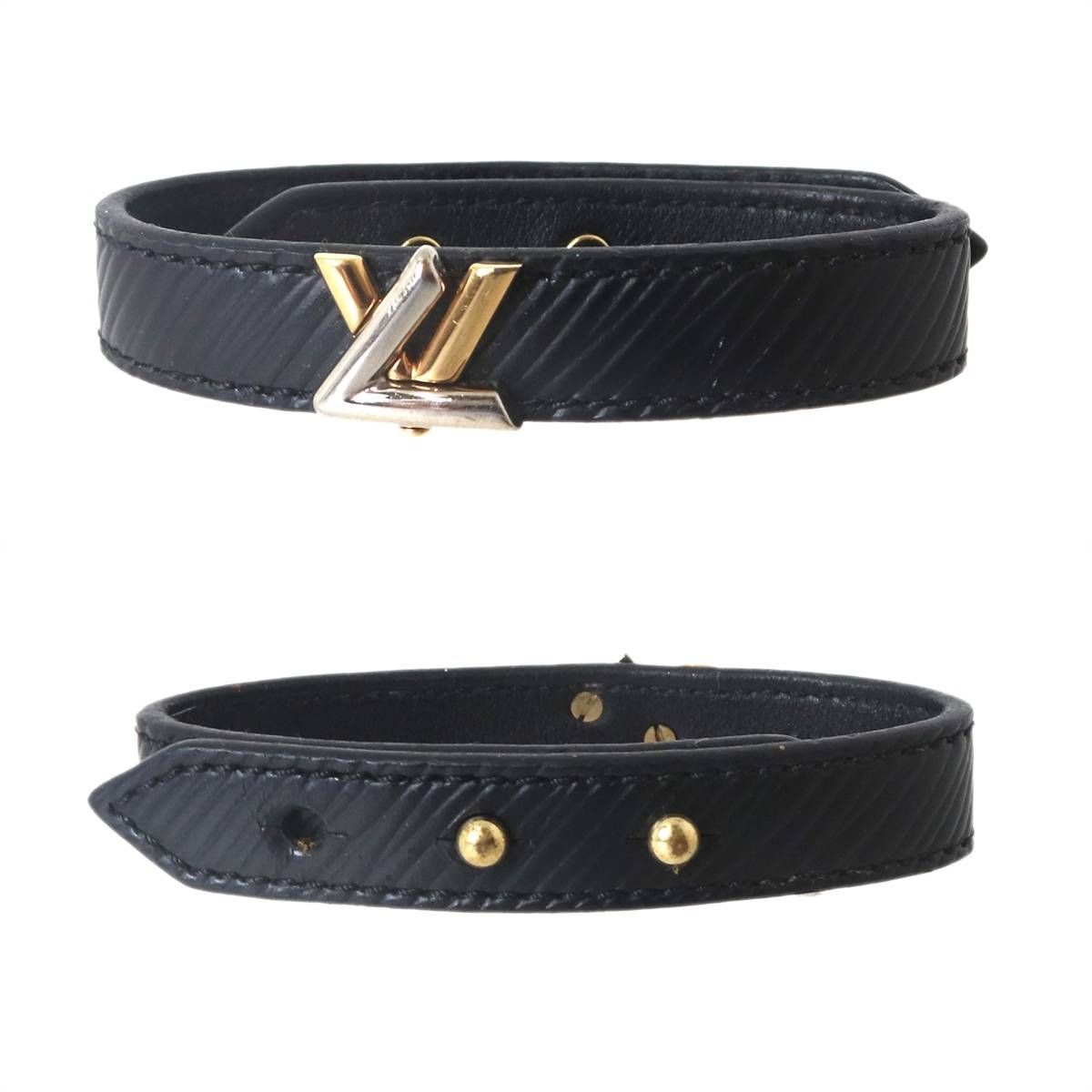 LOUIS VUITTON ルイヴィトン ブラスレトゥイスト ブラック コンビ M 6400 BC 0118 ES Bランク