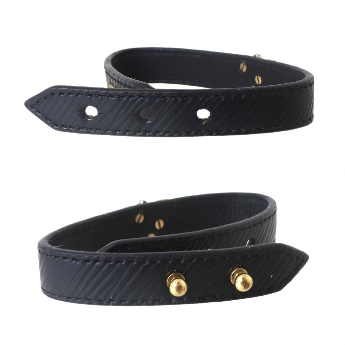  LOUIS VUITTON ルイヴィトン ブラスレトゥイスト ブラック コンビ M 6400 BC 0118 ES Bランク ブレスレット アクセサリー