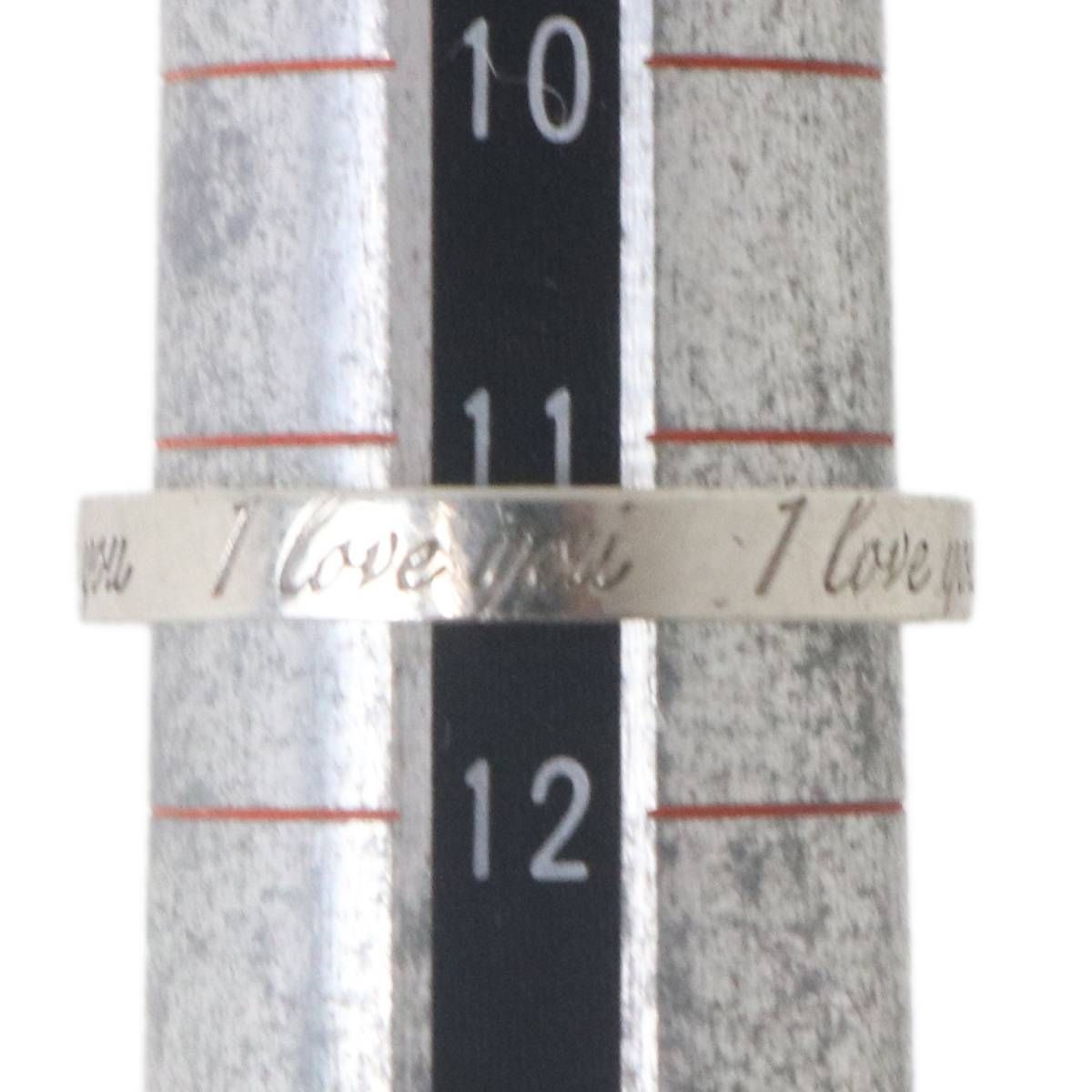 Tiffany&Co. / ティファニー ノーツ アイラブユー リング I love you