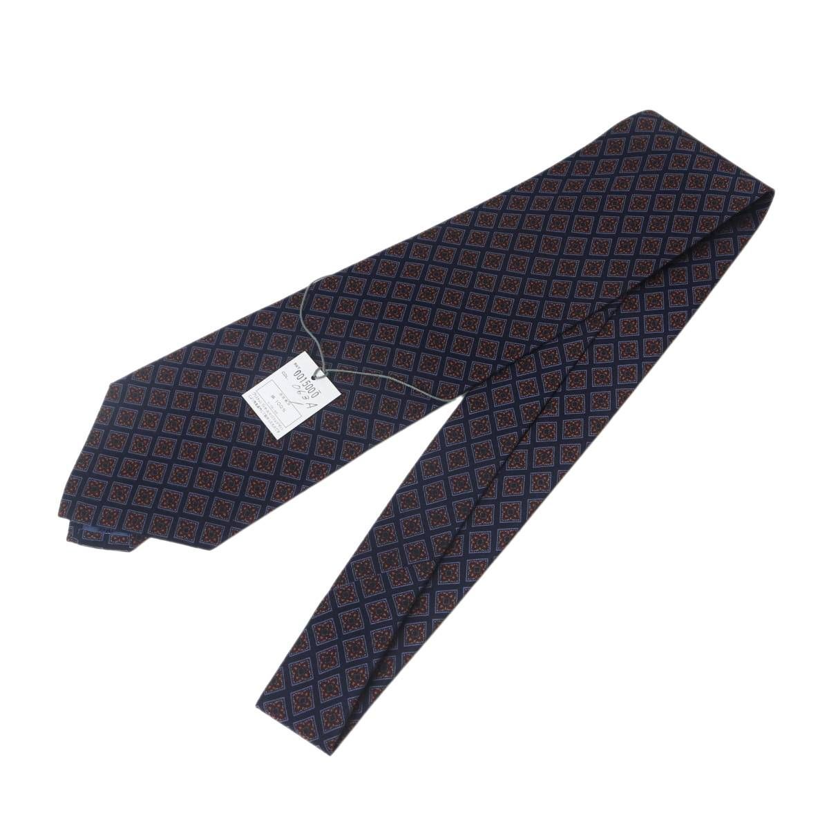 Christian Dior クリスチャンディオール ネクタイ タグ付き 花柄 総柄