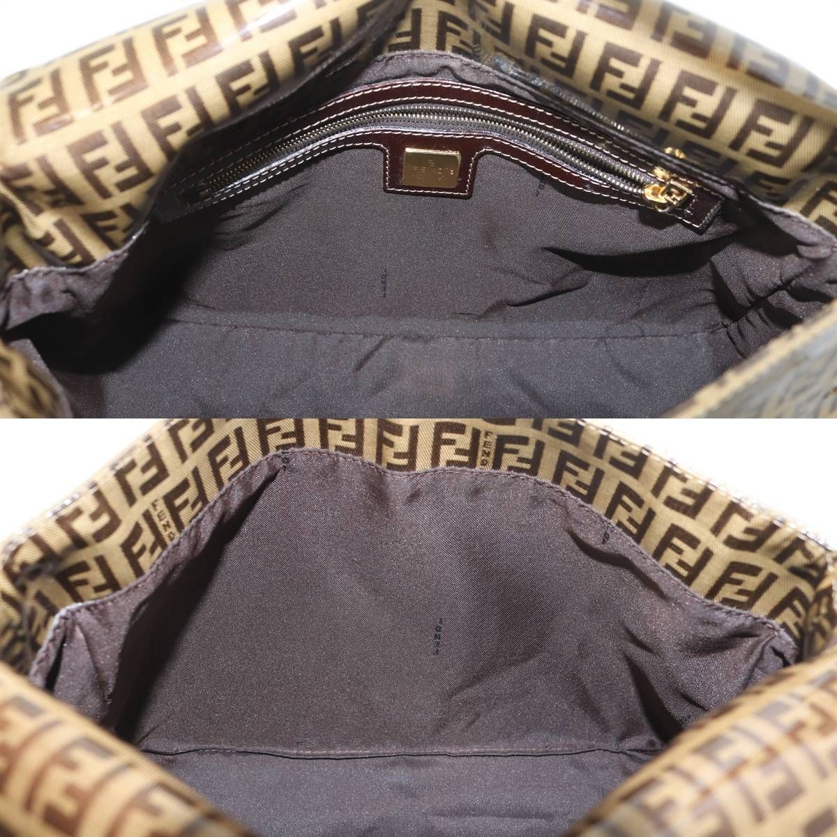 FENDI/フェンディ マンマバケット エナメル ワンショルダーバッグ