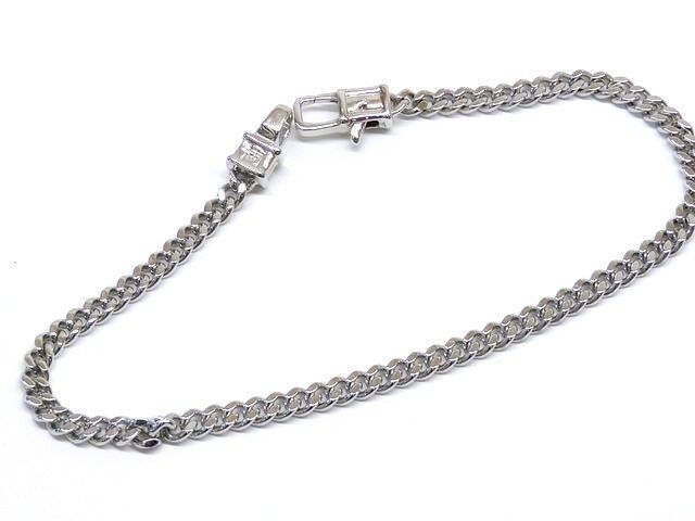 未使用 TOMWOOD トムウッド □ Curb Bracelet M シルバー チェーン