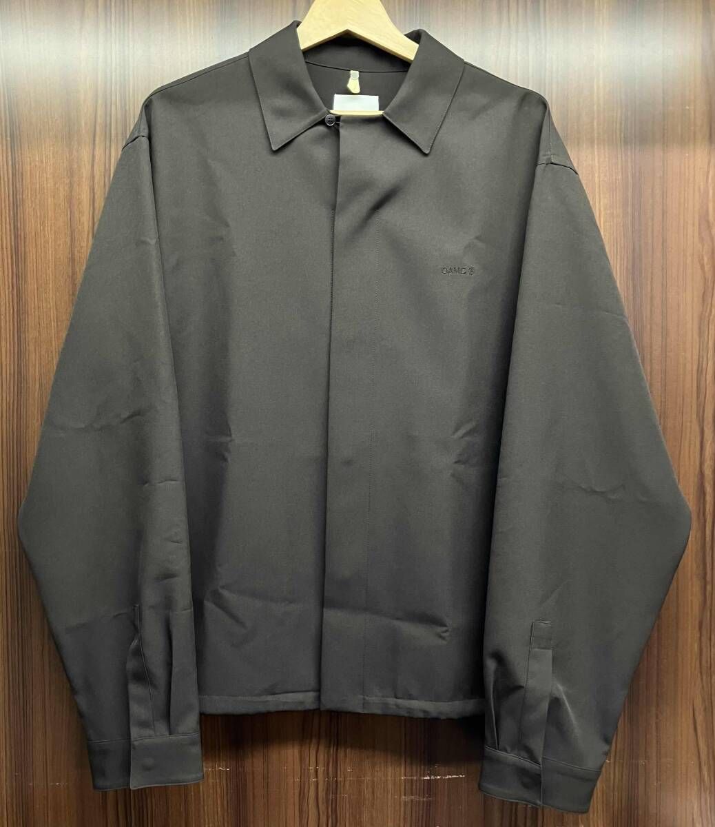 OAMC バックプリント ブルゾン ブラック S タグ付】OAMC SE SHIRT バックグラフィックプリントジャケット 22AW