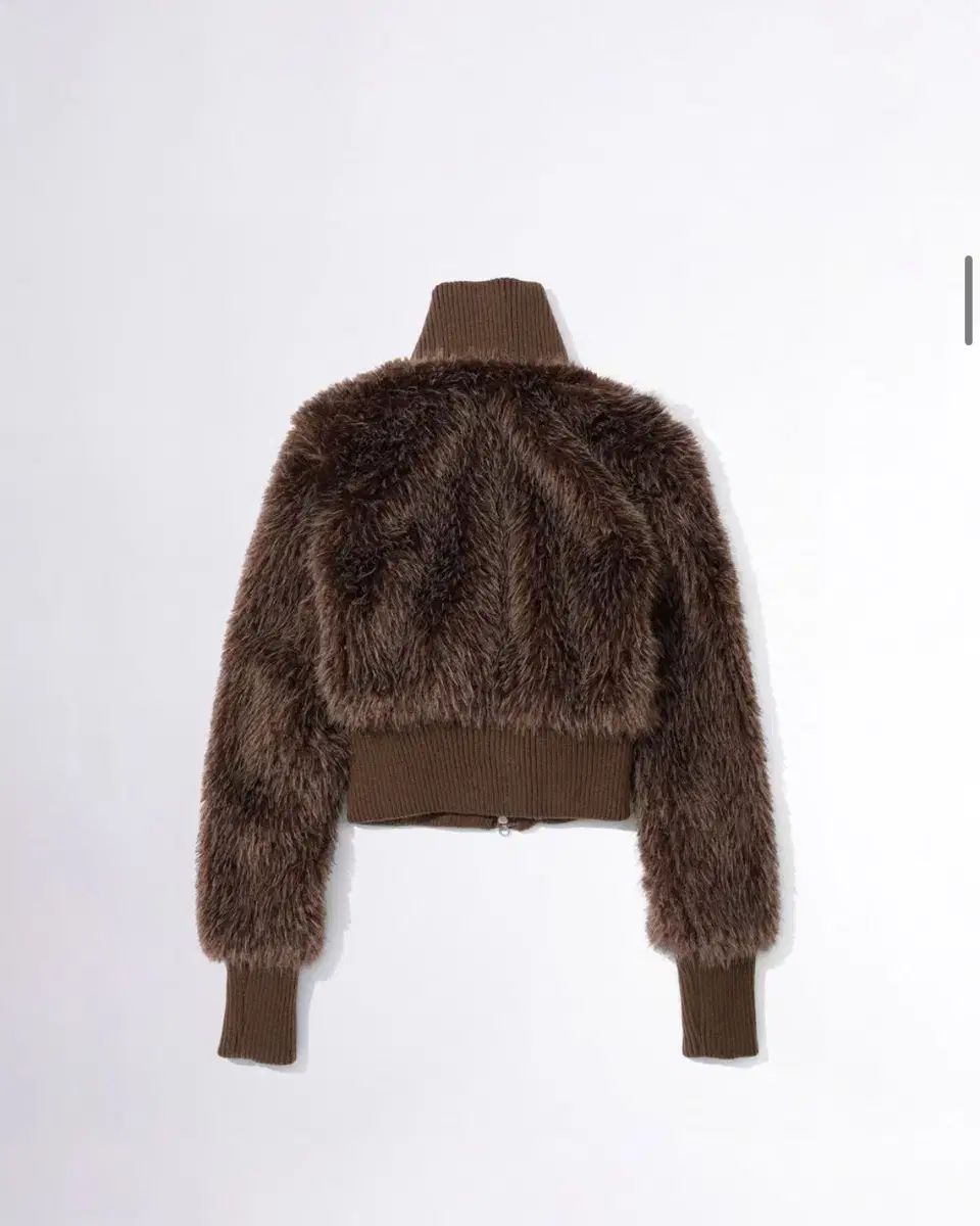 SCULPTOR スカルプター ファー ジャケット ジップアップ ブラウン