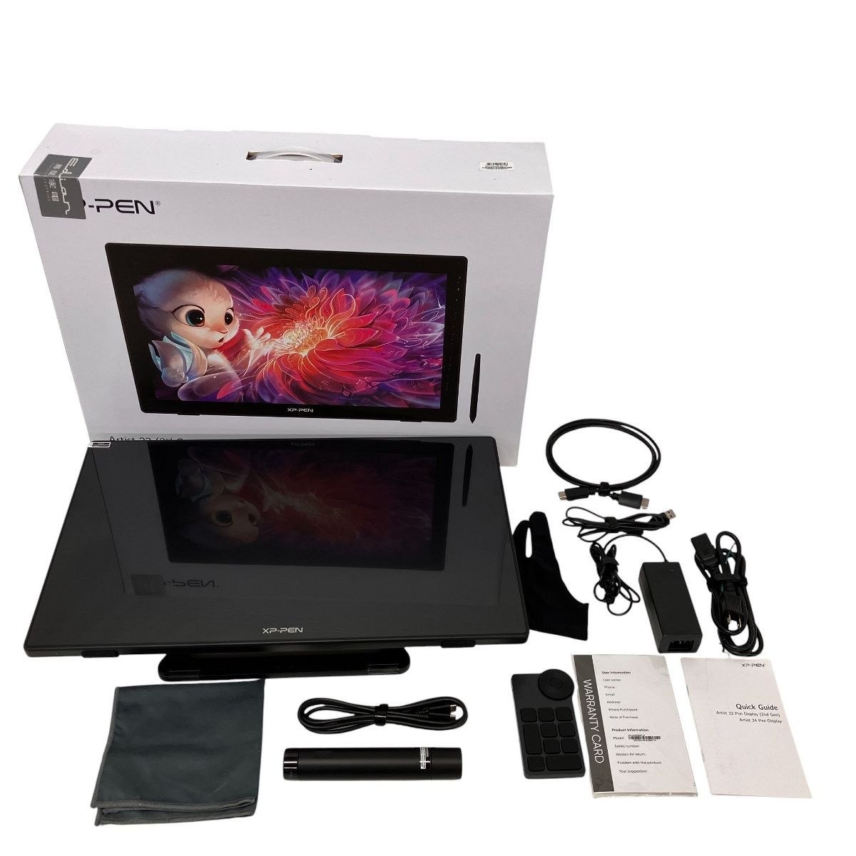 XP PEN Artist 22 2 nd Gen CD 220 F ACK 05付き 21 5インチ 液晶 ペンタブレット 液タブ PC 良好