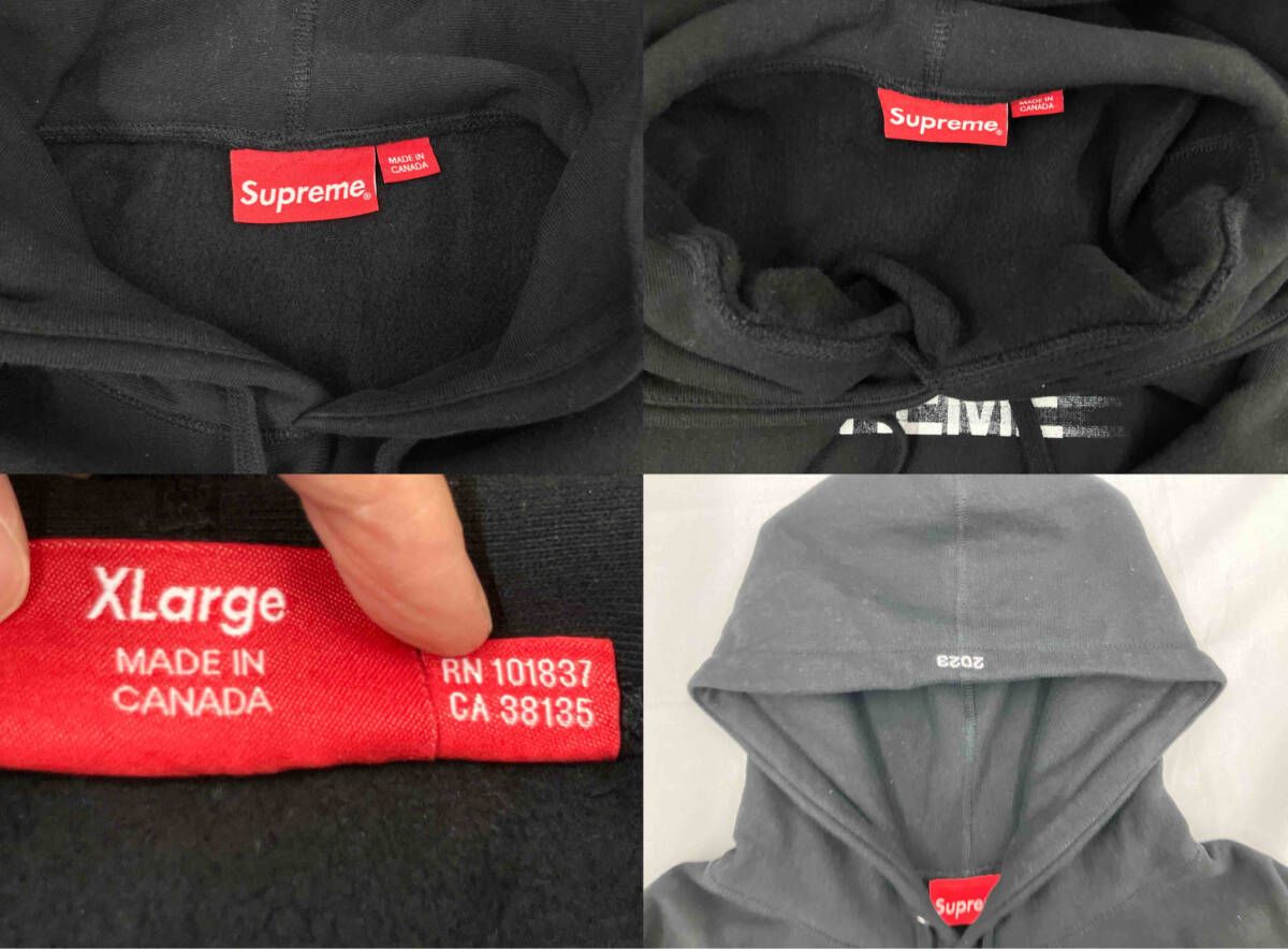 ブラック Supreme シュプリーム/パーカー/ブラック/サイズXL - メルカリ