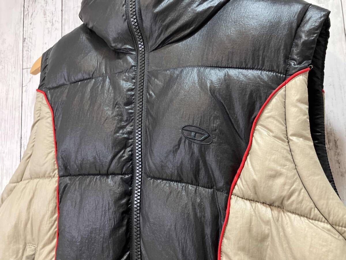 DIESEL A 14406 ダウンベスト ツートーン CLG ベスト ディーゼル サイズ44