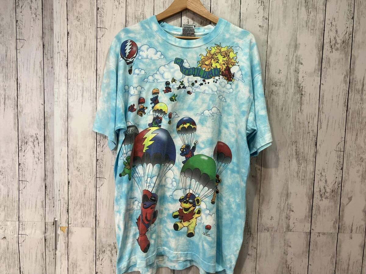 90 s LIQUIDBLUE GRATEFULDEAD 半袖Tシャツ リキッドブルー グレイトフル デッド バンドTシャツ バンT ヴィンテージ
