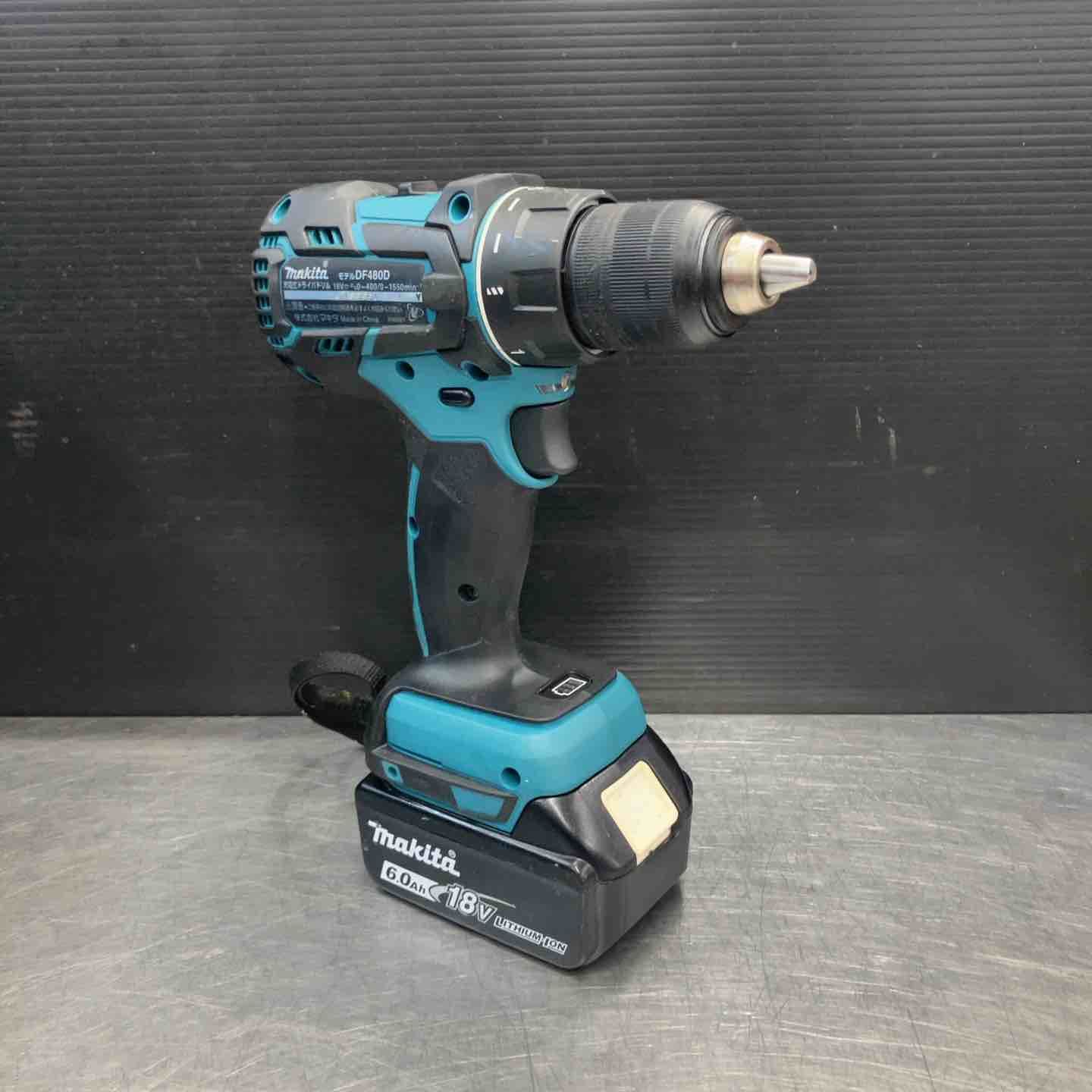 品 マキタ makita 18 V コードレスドリルドライバー DF 480 DZ バッテリー 付属