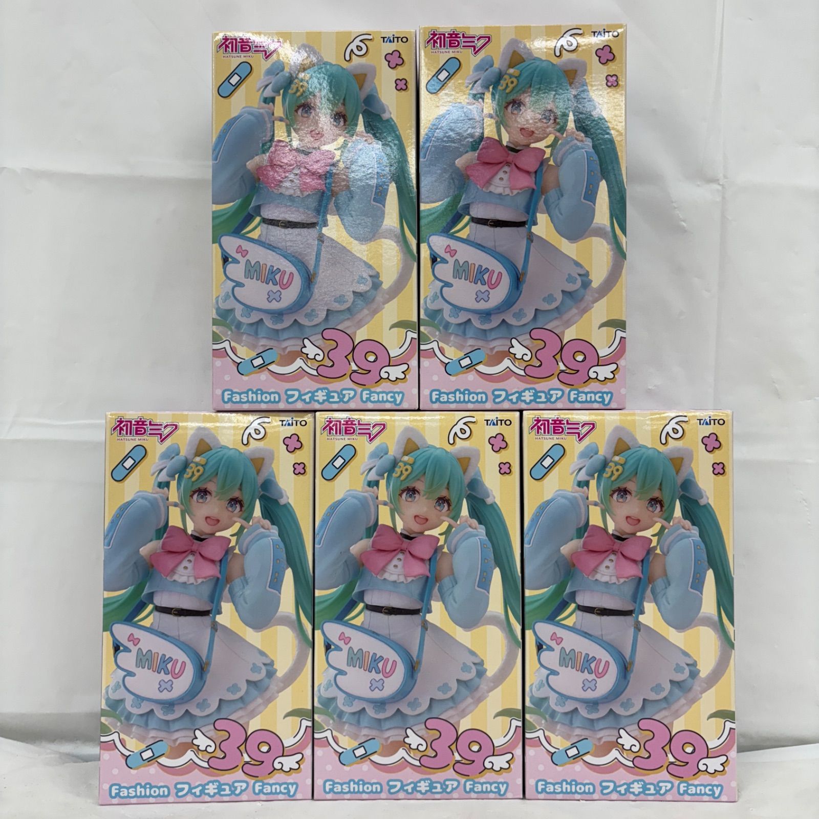 未開封 初音ミク Fashion フィギュア Fancy 39 5個セット LFQ043 f107