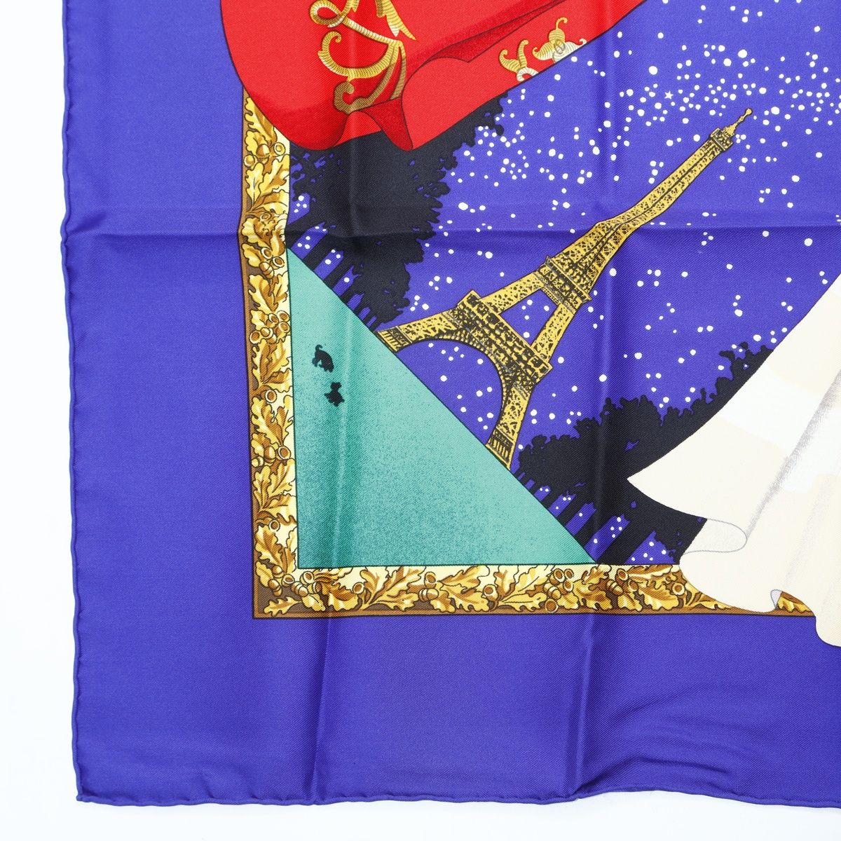 HERMES エルメス スカーフ シルク カレ90 Souvenirs De Paris パリの