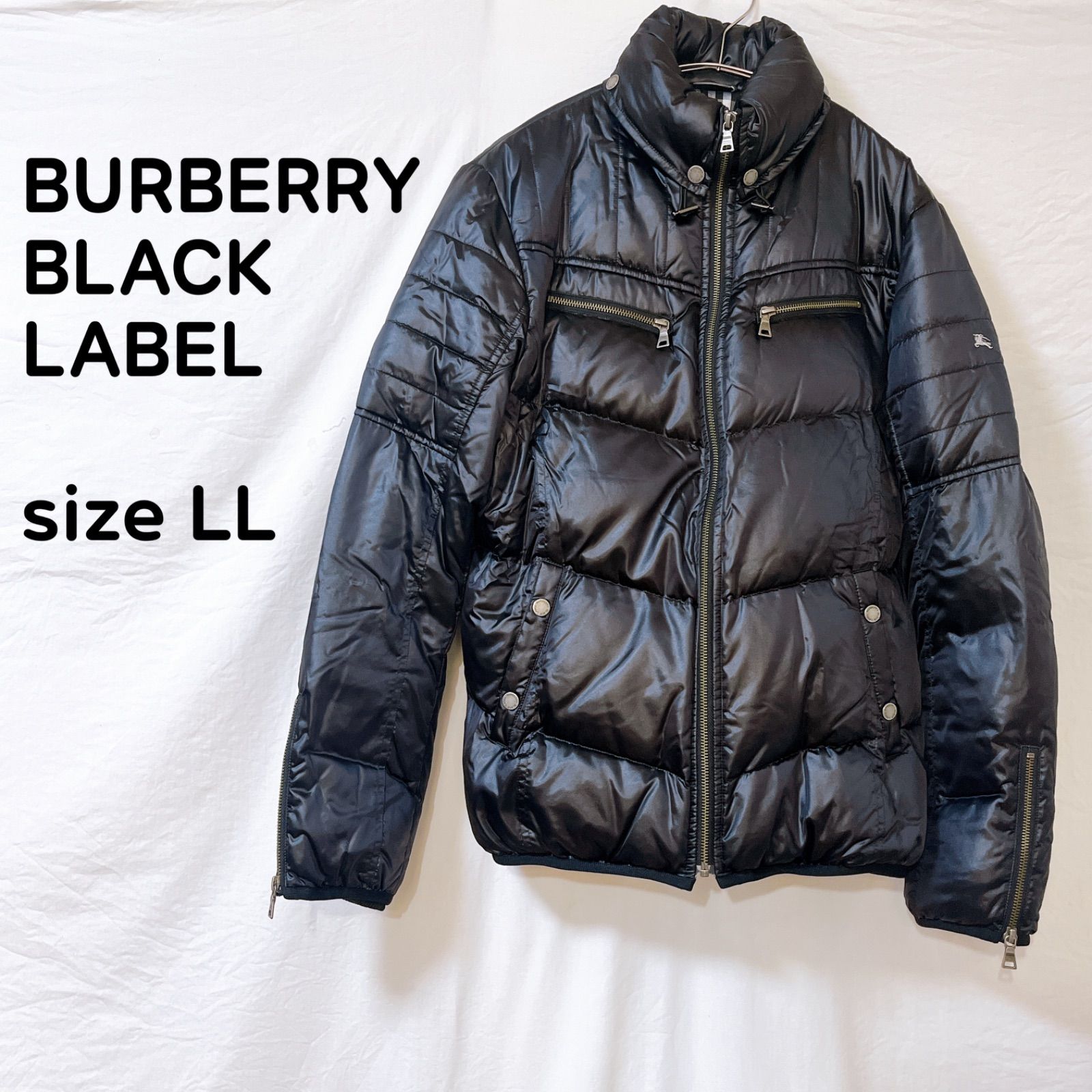 バーバリーブラックレーベル] (R)メンズ ダウンジャケット フード収納