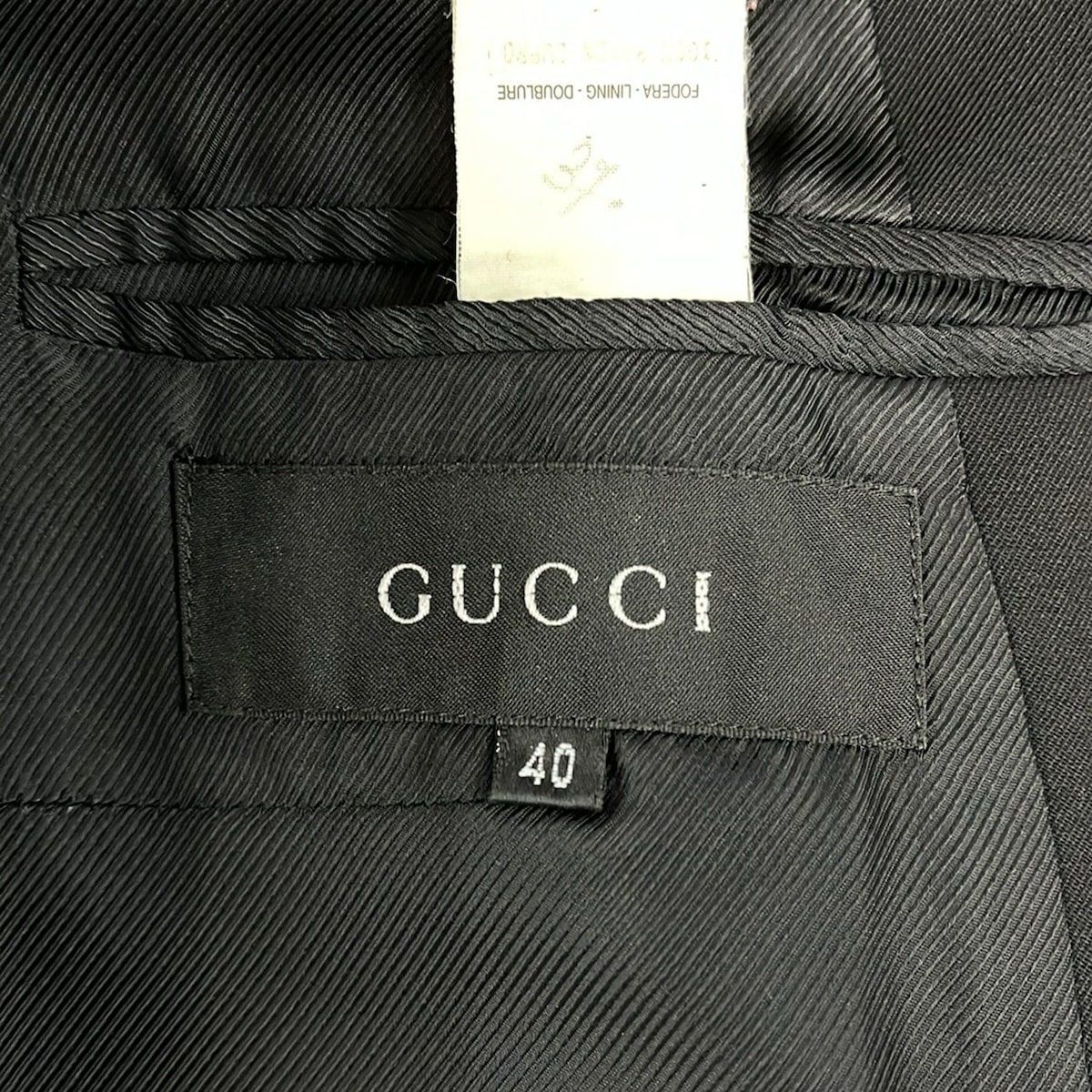 GUCCI(グッチ) ジャケット サイズ40 - 黒 - メルカリ