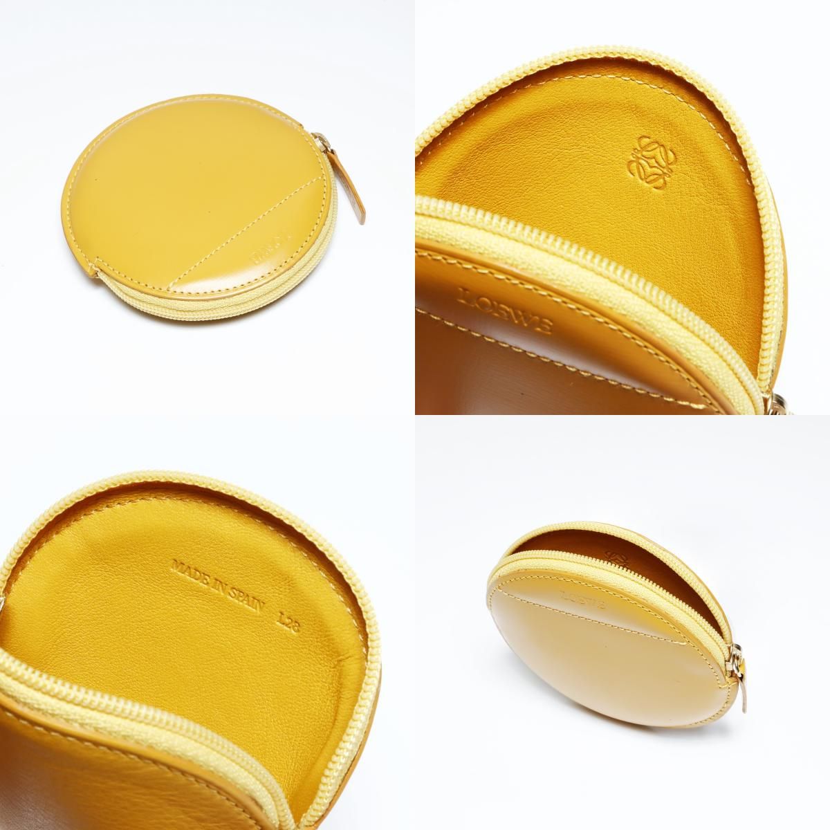 LOEWE ロエベ コインケース レザー ラウンド - メルカリ