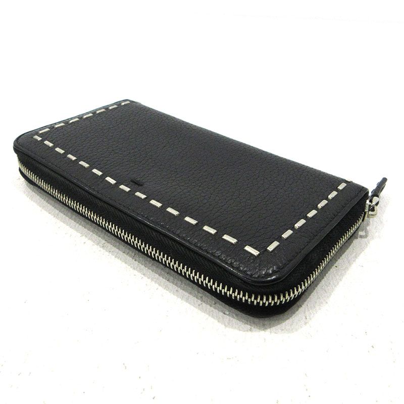 三重本店】 中古 FENDI | フェンディ ラウンドファスナー長財布 7M0186