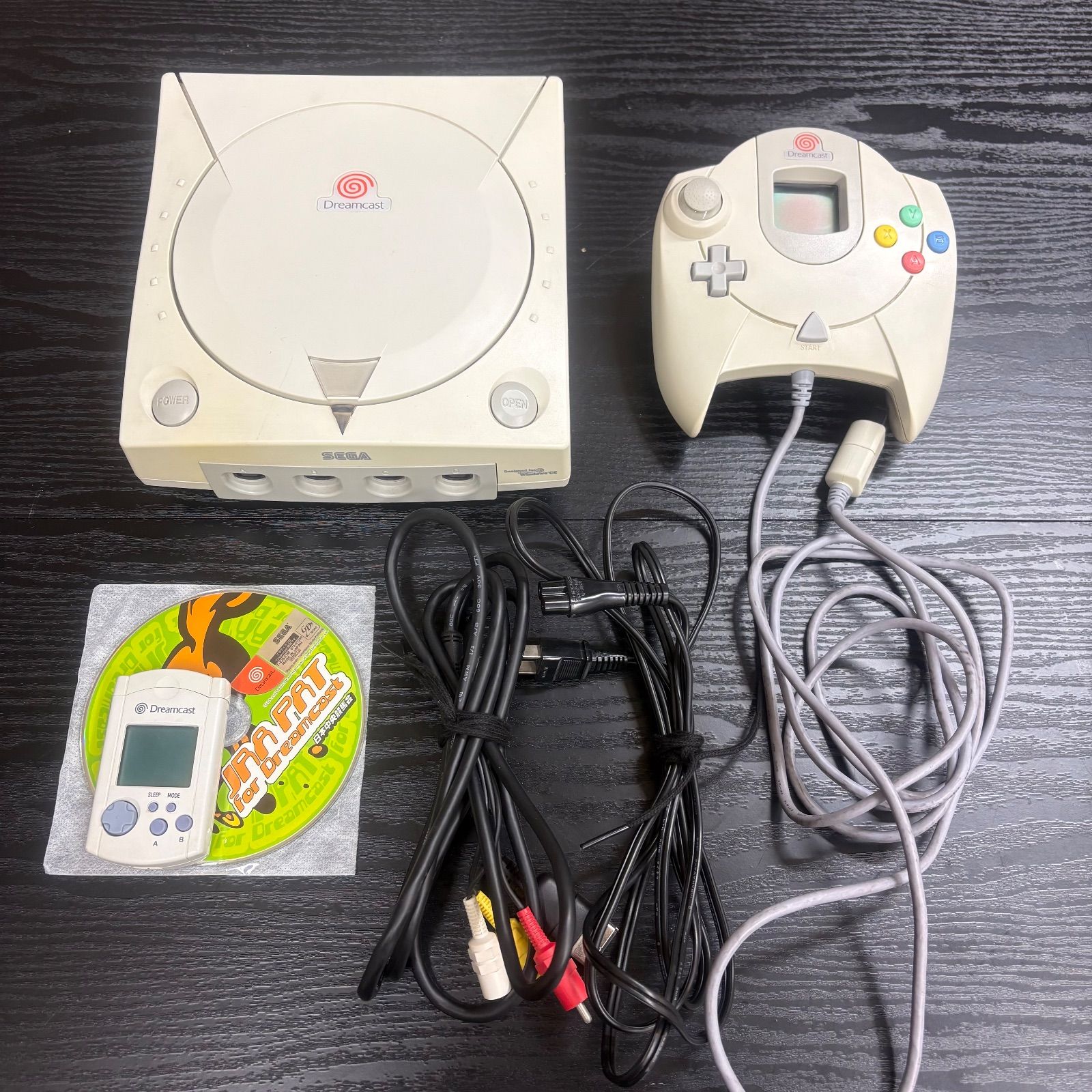 K4012☆SEGA ドリームキャスト 本体 コントローラー ビジュアルメモリ