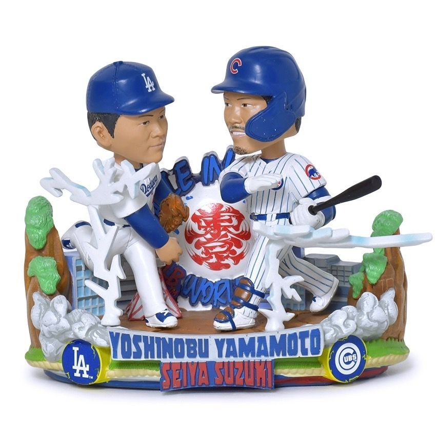 限定150個】山本由伸 鈴木誠也 ボブルヘッド コラボ 2025 FOCO 東京