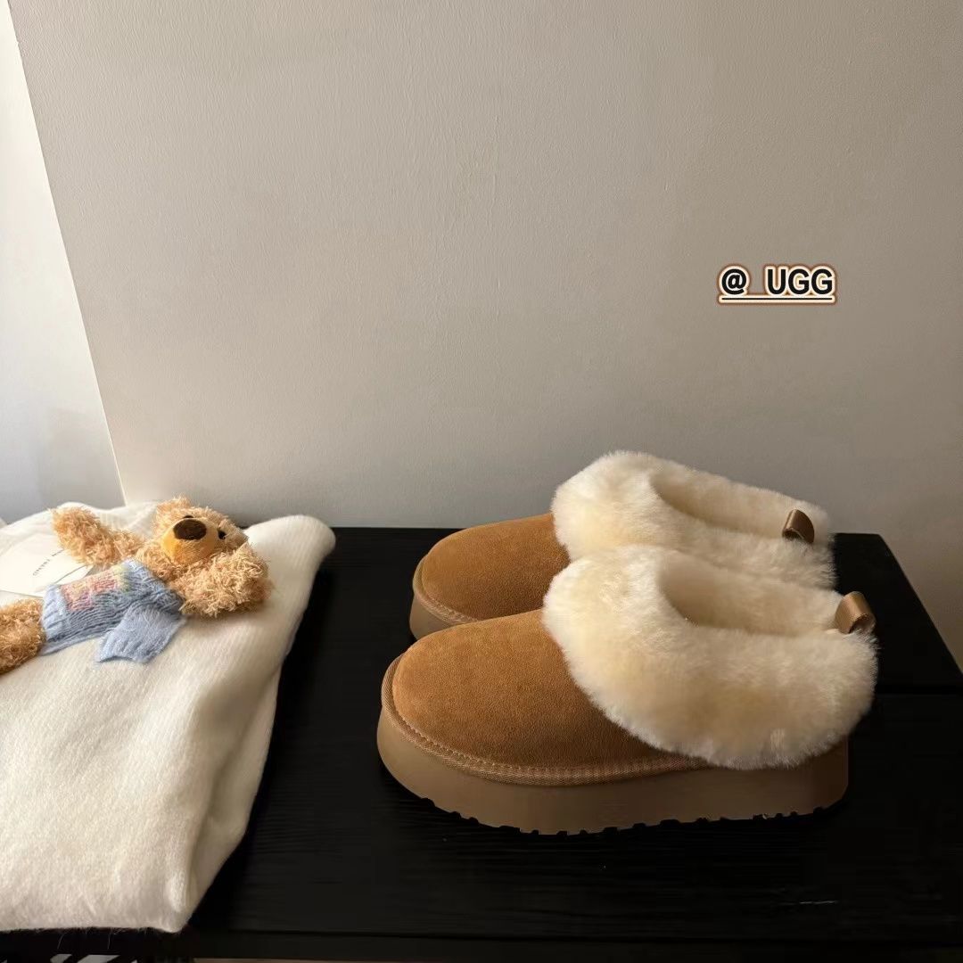 UGGスノーブーツ厚底 タッツェッレ 栗色