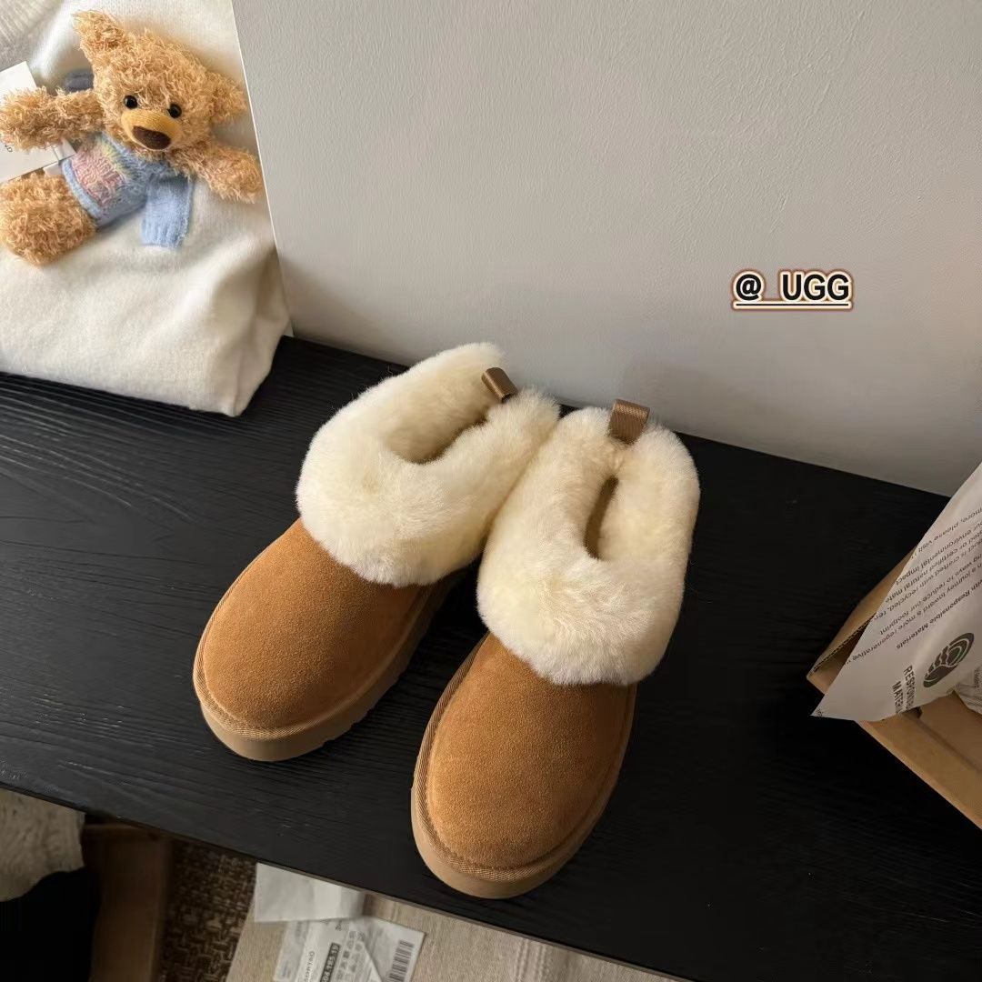 UGGスノーブーツ厚底 タッツェッレ 栗色