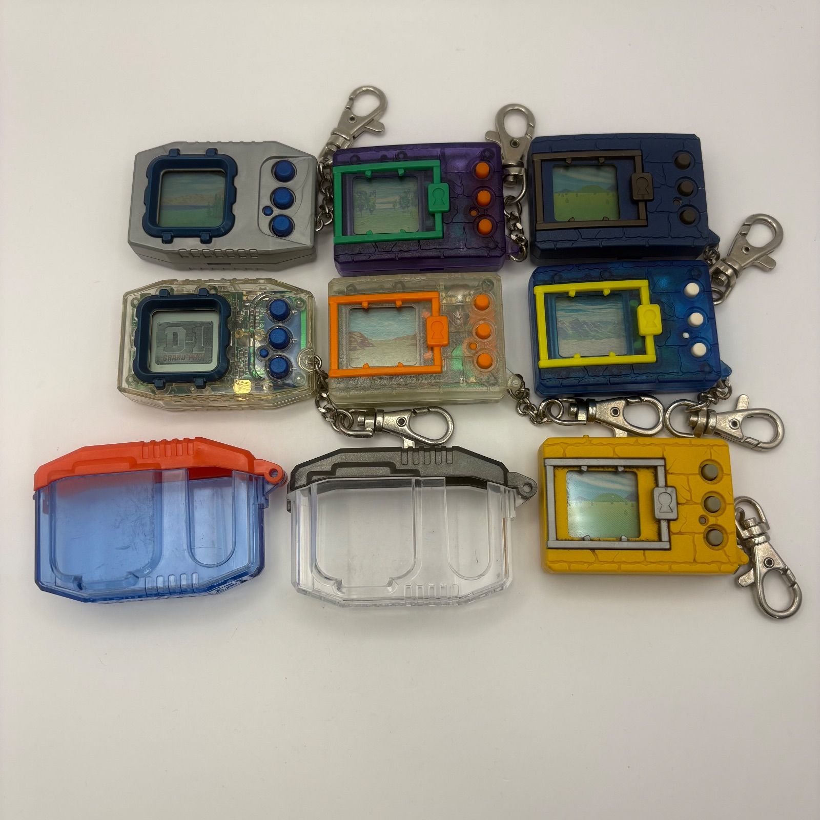 K 4011 デジモン 7点セット D 1 ペンデュラム クリア デジタルモンスター