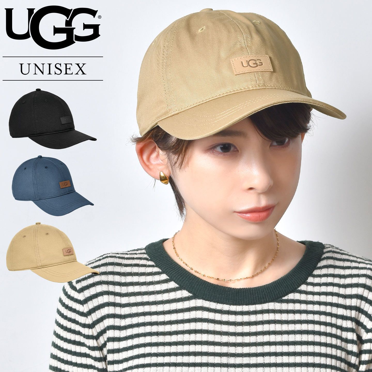 i-love様 キャップ UGG アグ 102194 レディース メンズ ブランド Logo Cap ロゴ