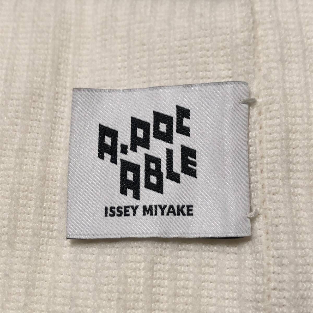 24ss A-POC ABLE ISSEY MIYAKE TYPE-A 001 WHITE size 1 半袖Tシャツ