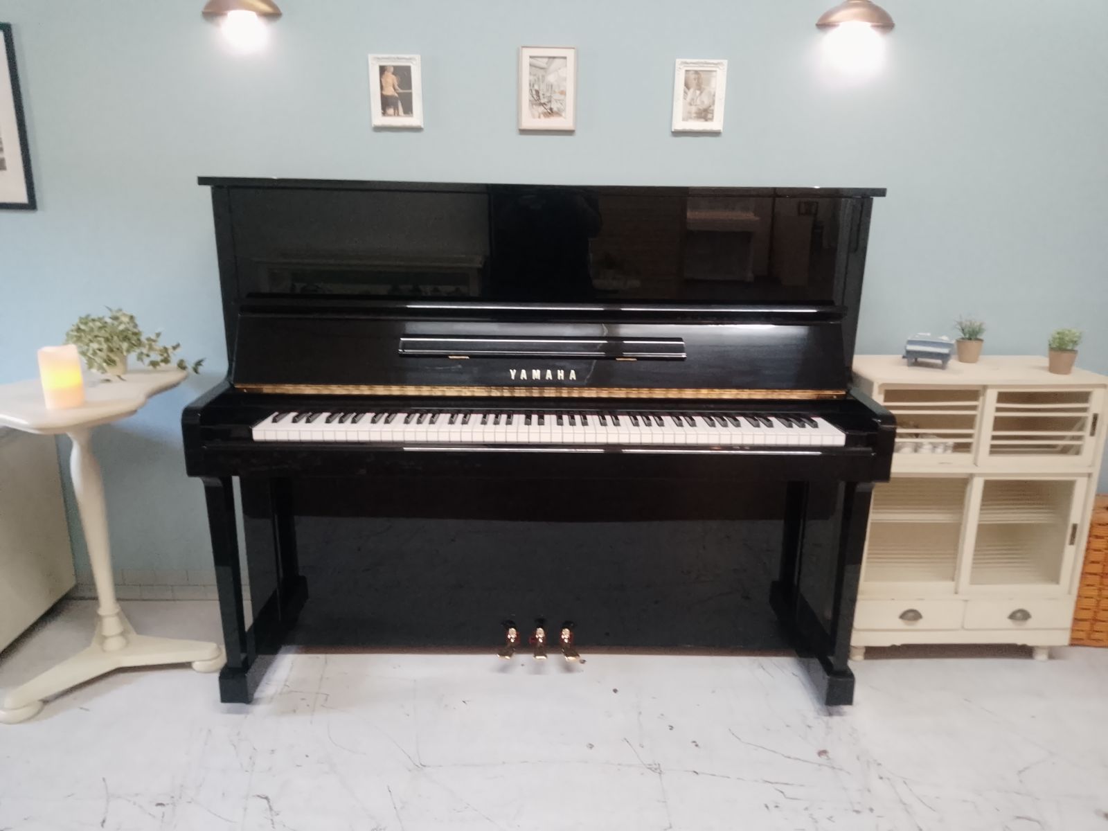 ヤマハピアノ U 10 BL クリーニング 調整済み 3年