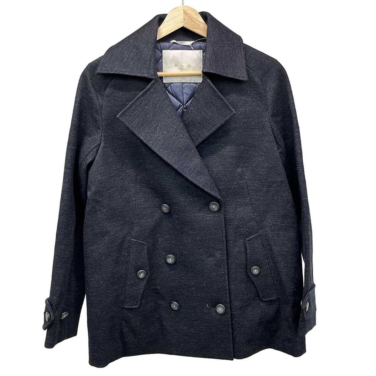 TATRAS(タトラス) ダウンコート サイズ02 M レディース美品 - LTA15A4440 ダークネイビー 長袖/ATELIER/冬