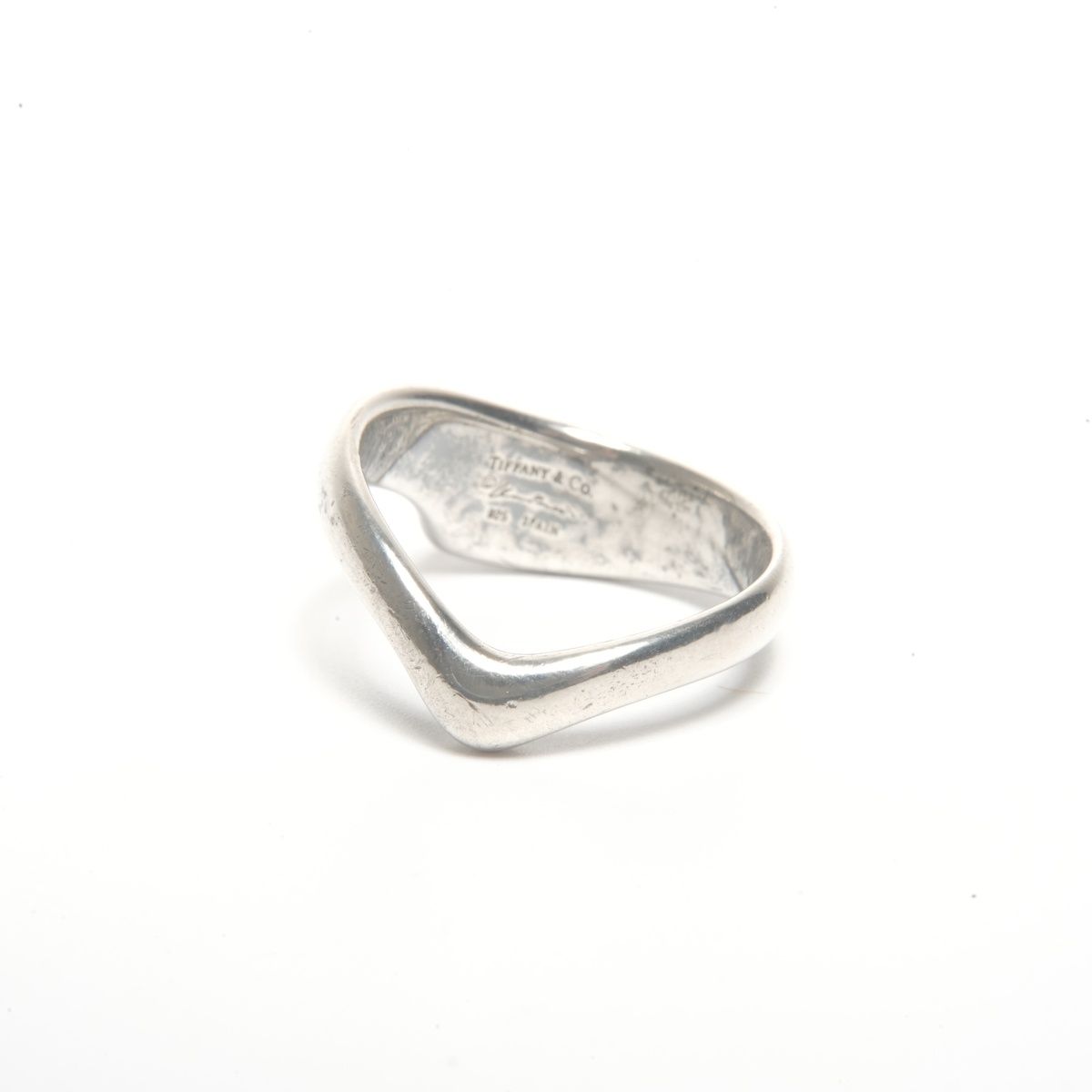 TIFFANY&Co. ティファニー リング・指輪 カーブドウェーブハート 925