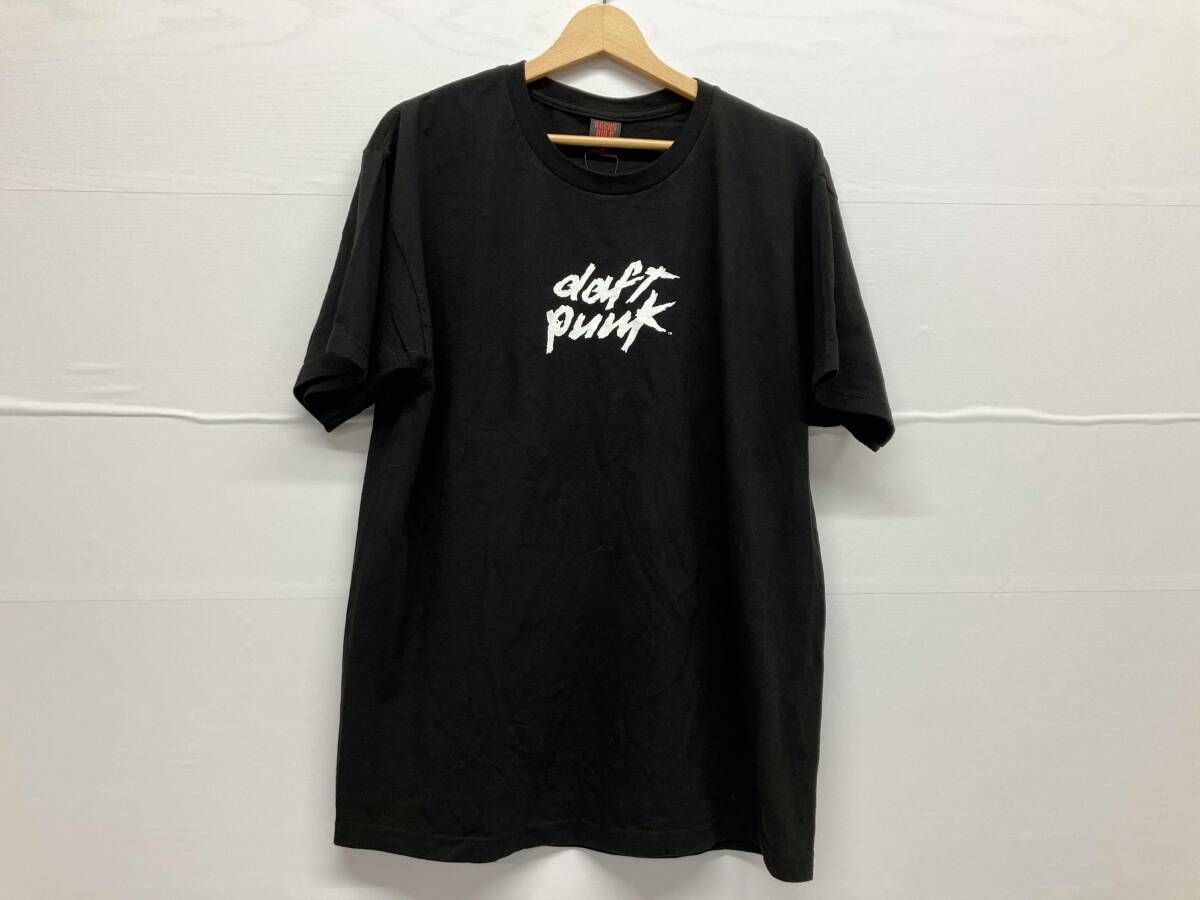 Geeks rule ギークスルール BLK 黒 半袖Tシャツ DAFT PUNK ダフトパンク T SHIRT 01 サイズ L 綿100 夏